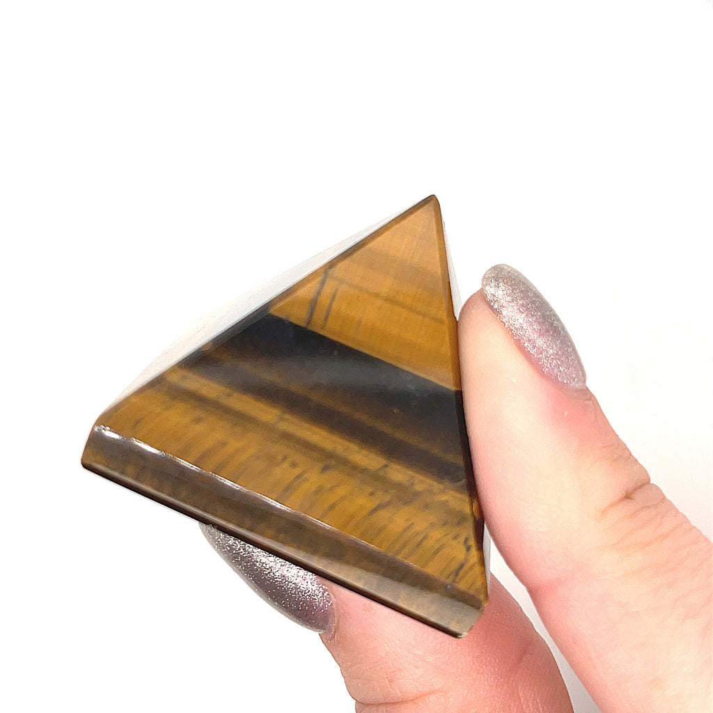 Tiger Eye Gemstone Pyramid