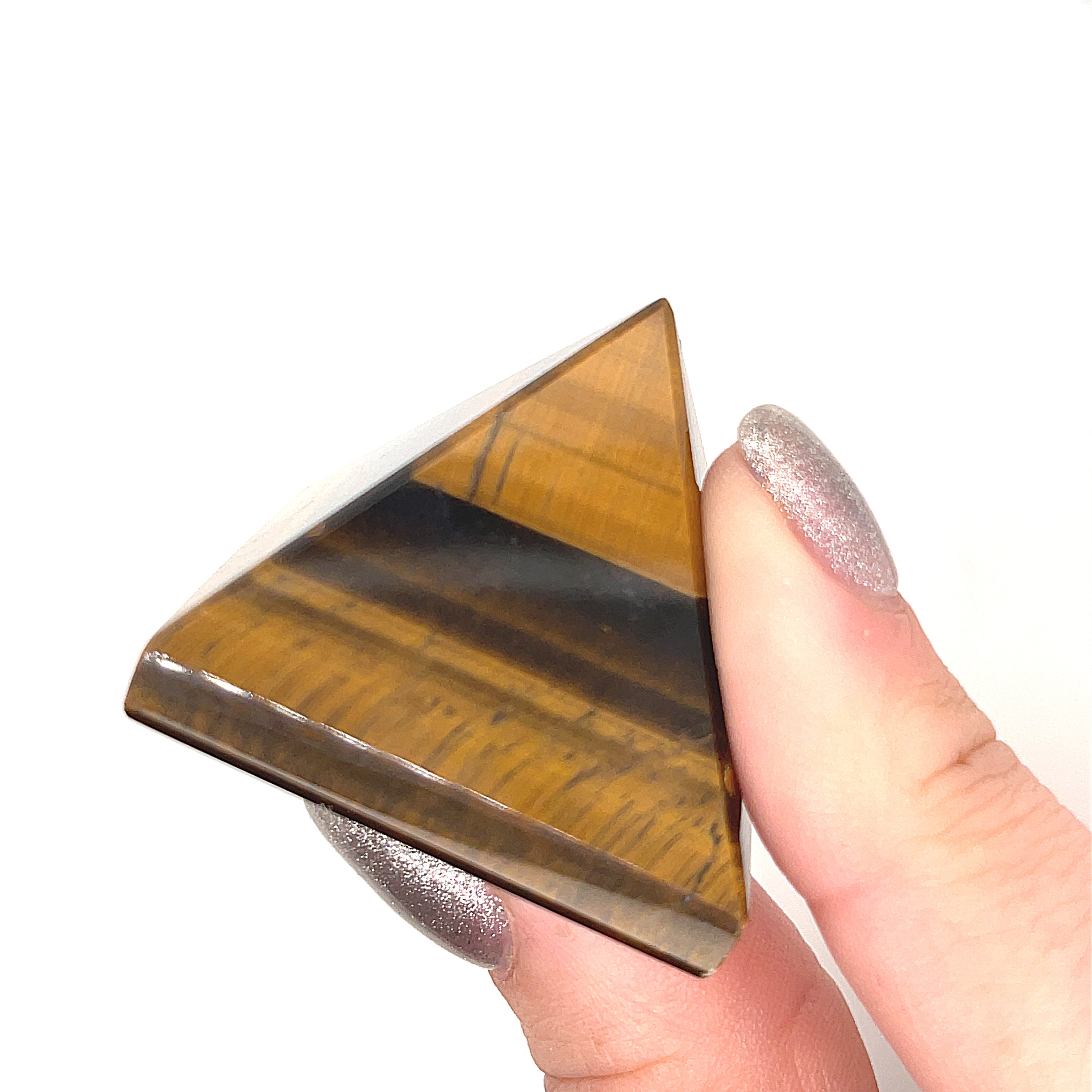 Tiger Eye Gemstone Pyramid