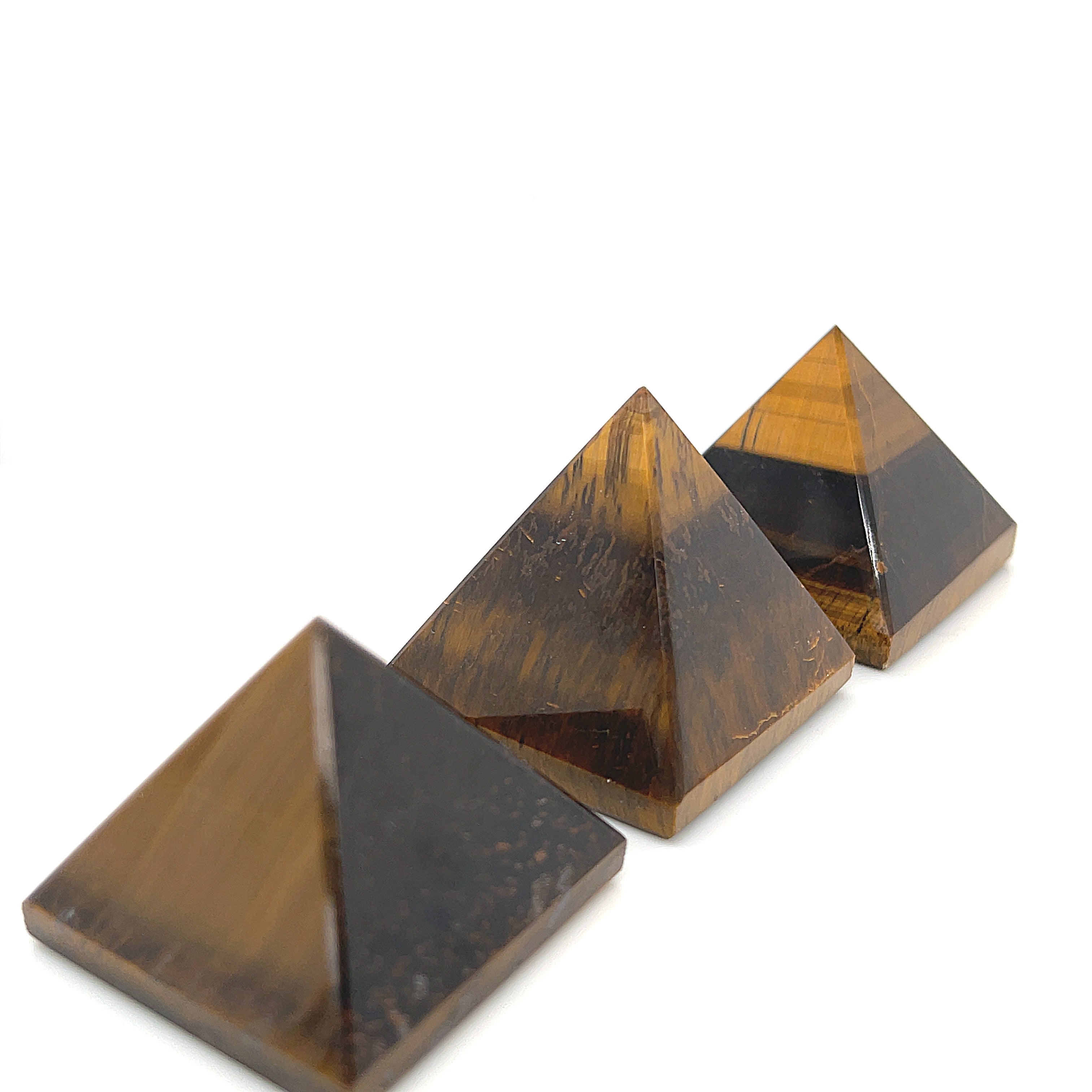 Tiger Eye Gemstone Pyramid