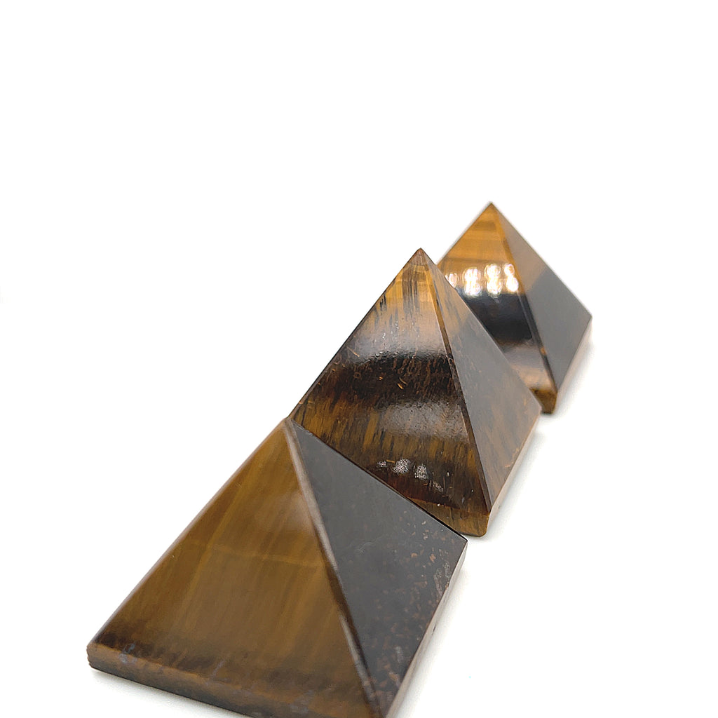 Tiger Eye Gemstone Pyramid