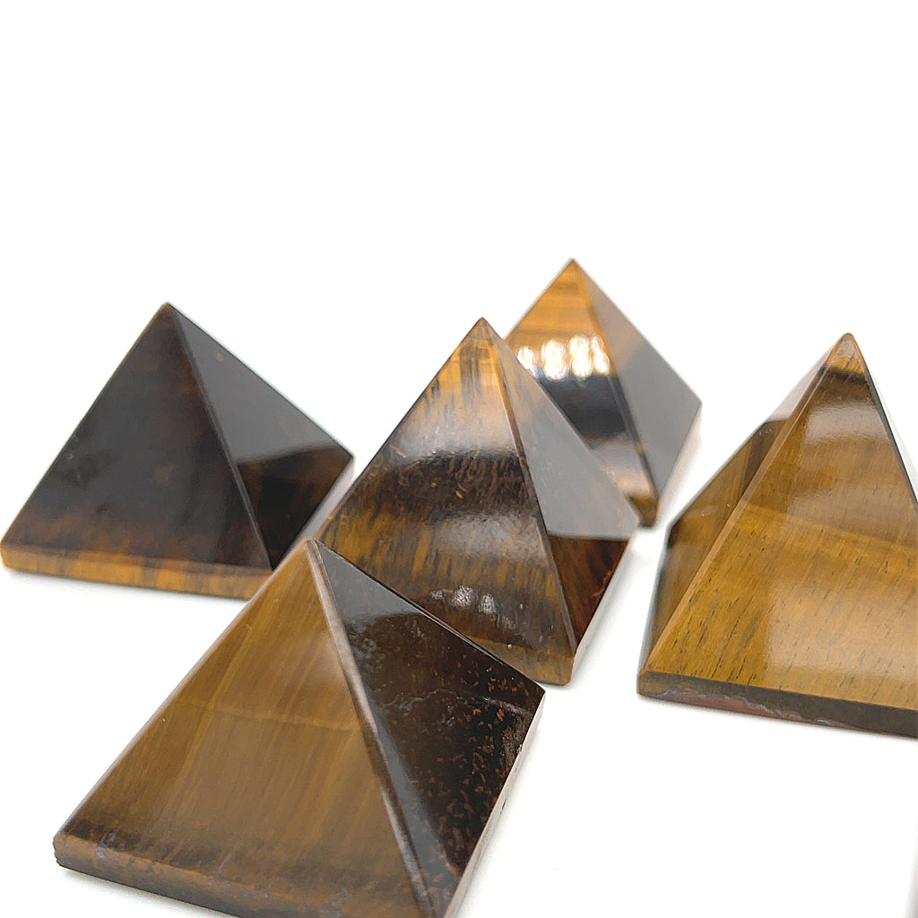 Tiger Eye Gemstone Pyramid