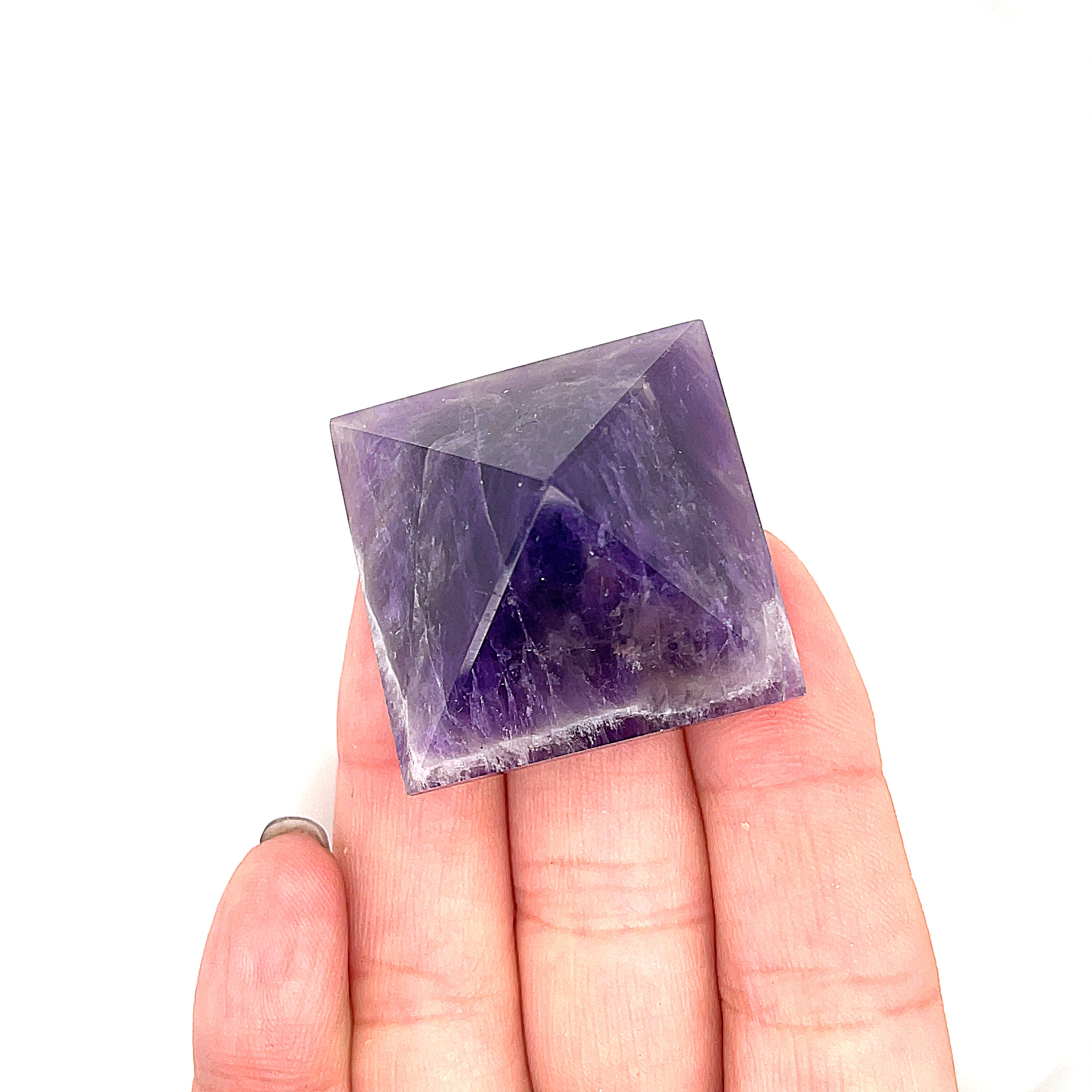 Amethyst Gemstone Pyramids