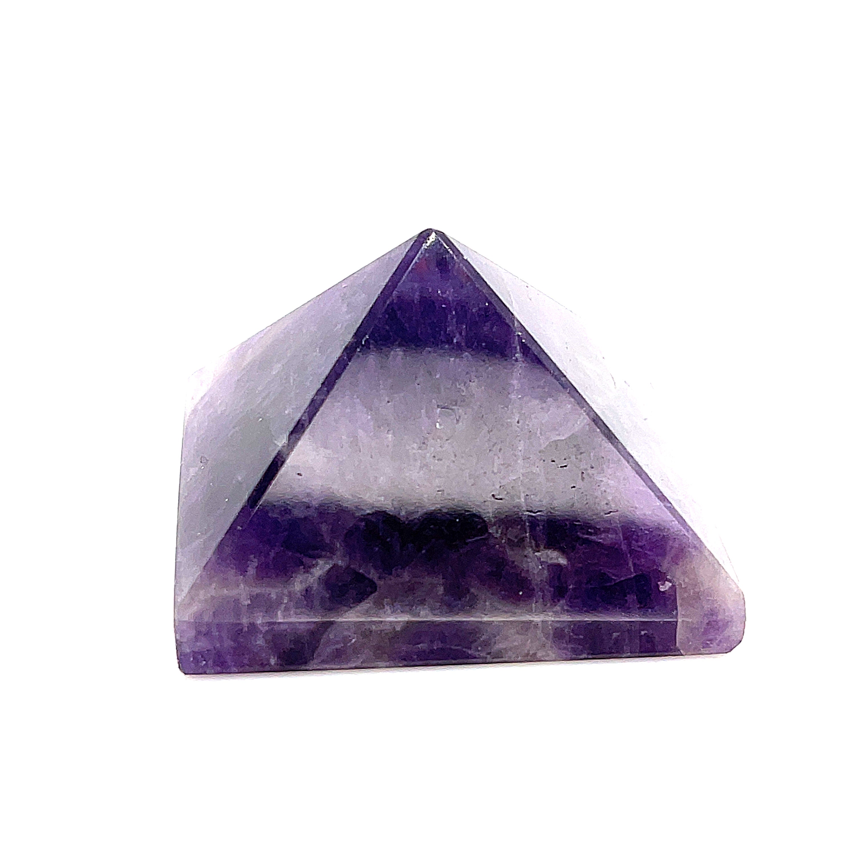 Amethyst Gemstone Pyramids