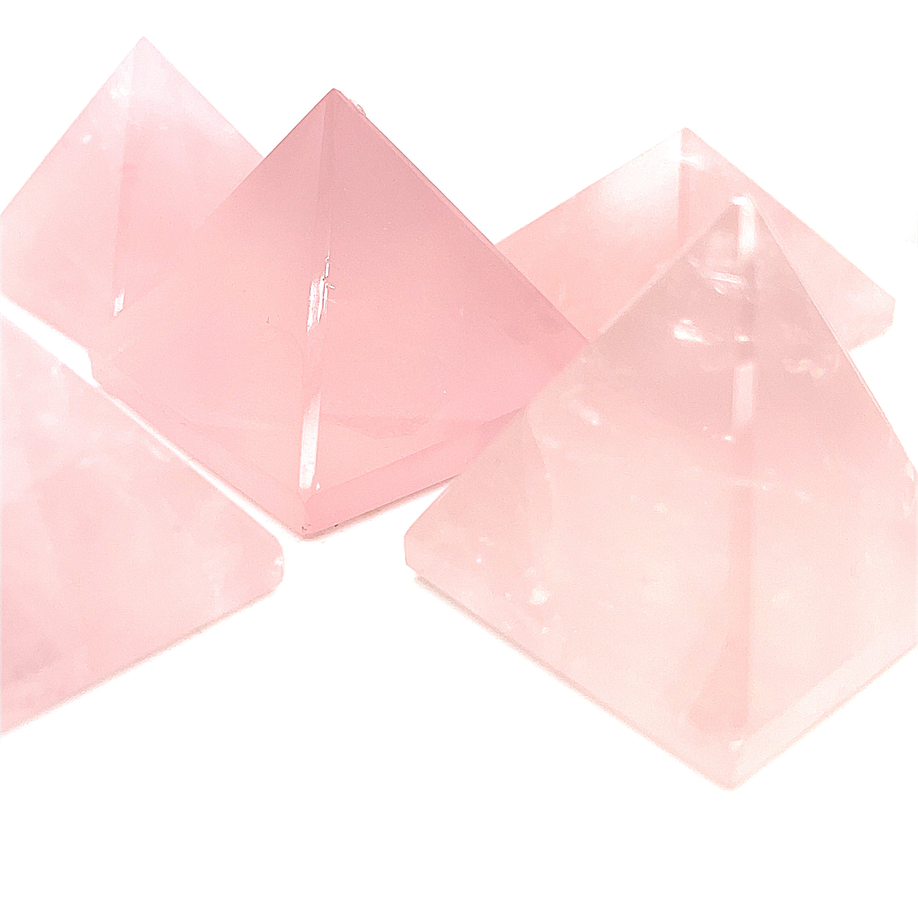 Rose Quartz Gemstone Pyramid