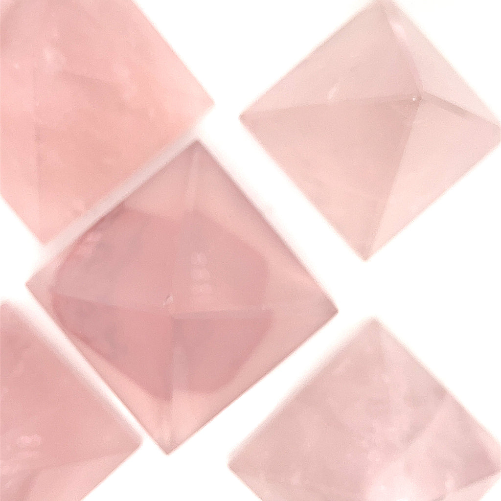 Rose Quartz Gemstone Pyramid