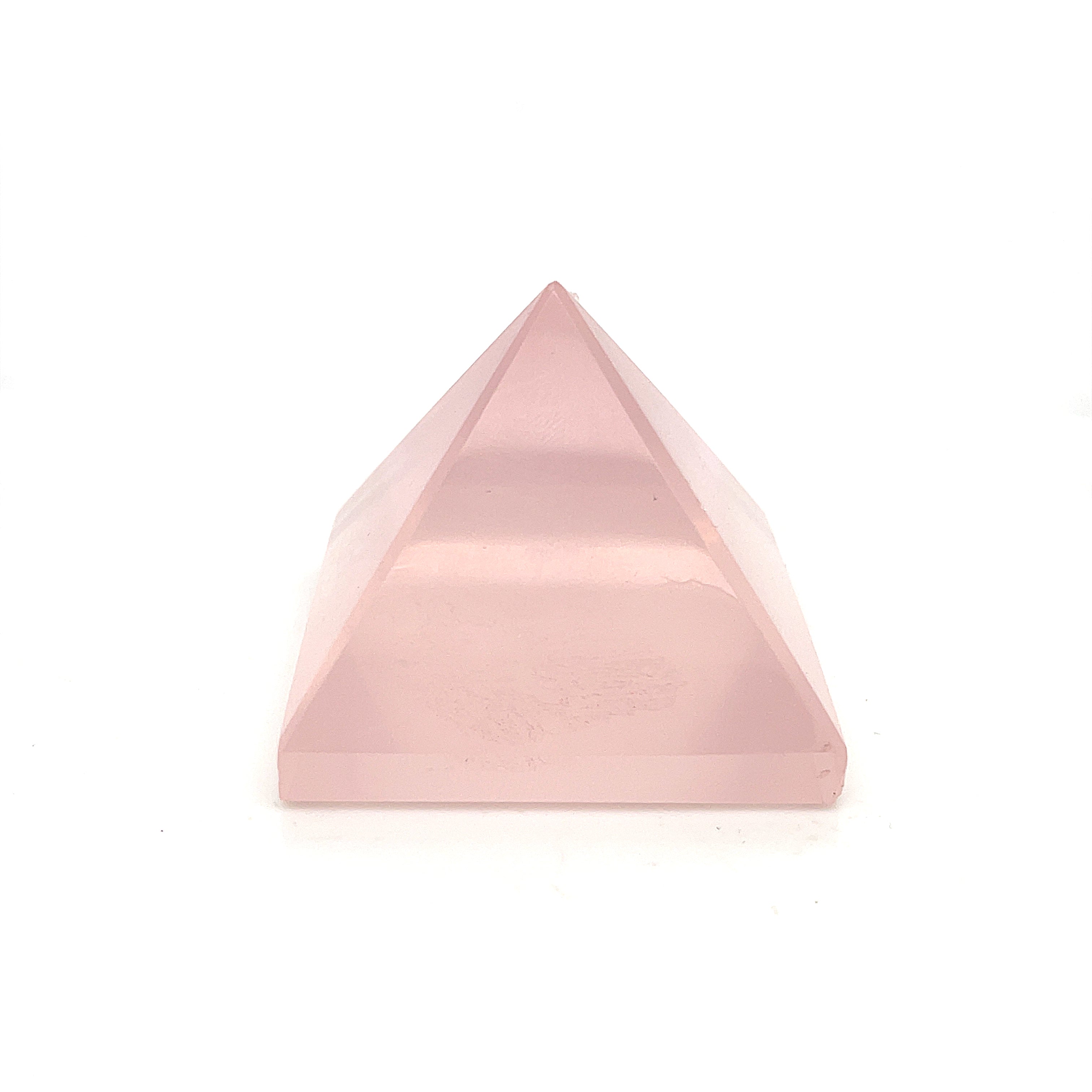 Rose Quartz Gemstone Pyramid