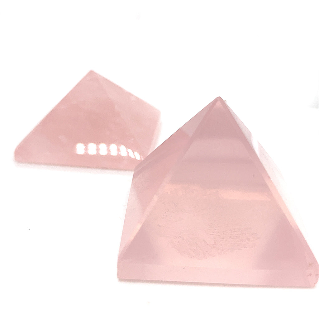 Rose Quartz Gemstone Pyramid