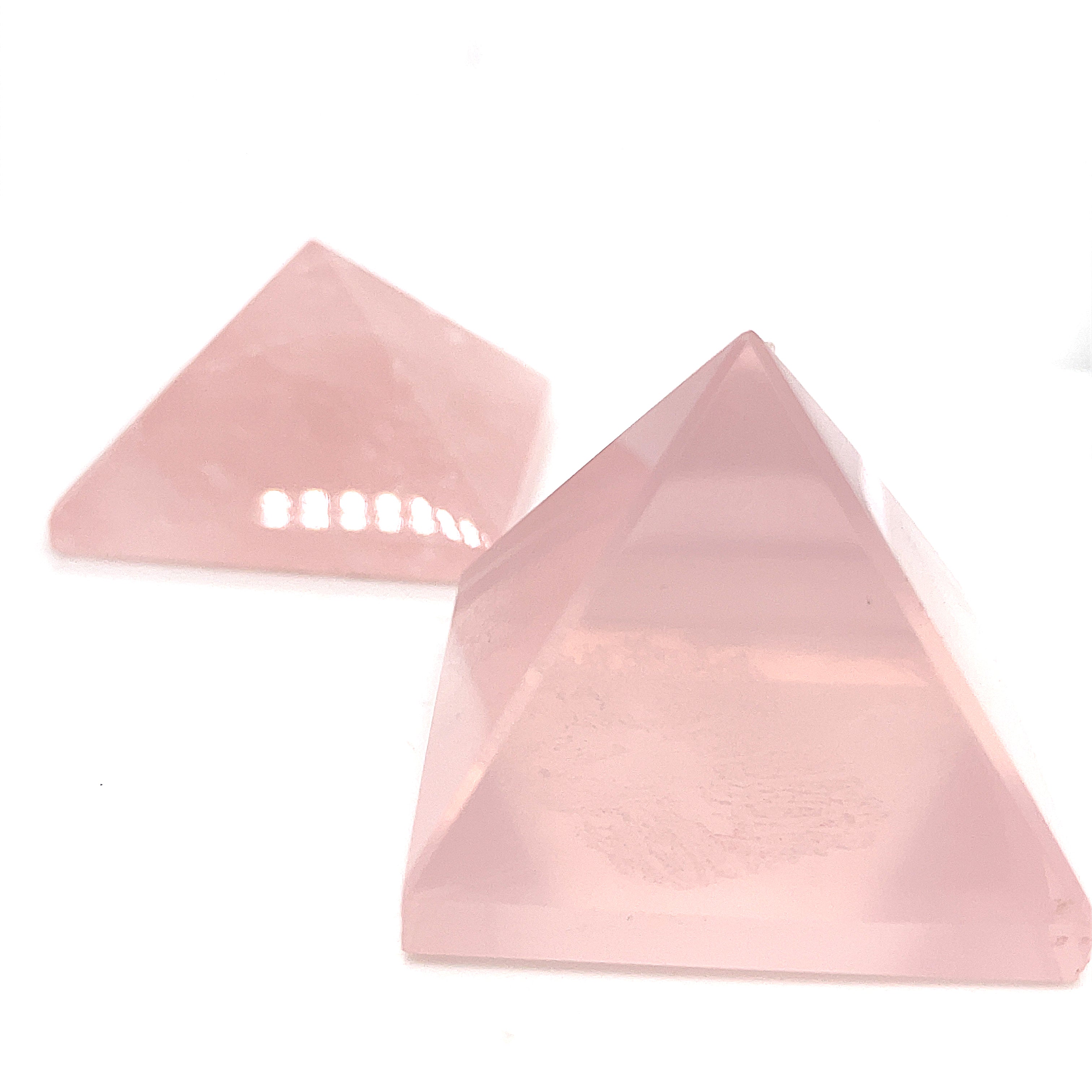 Rose Quartz Gemstone Pyramid