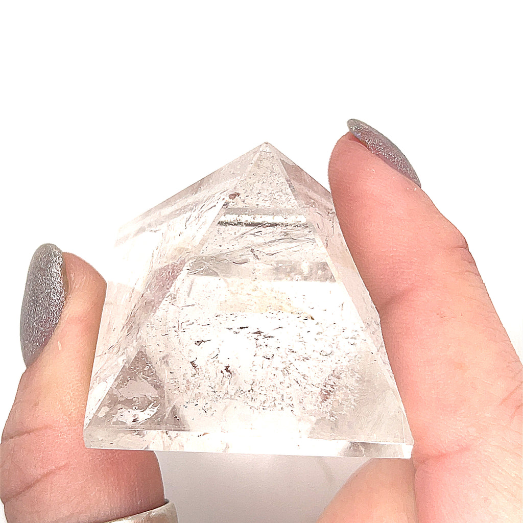 Clear Quartz Gemstone Pyramid