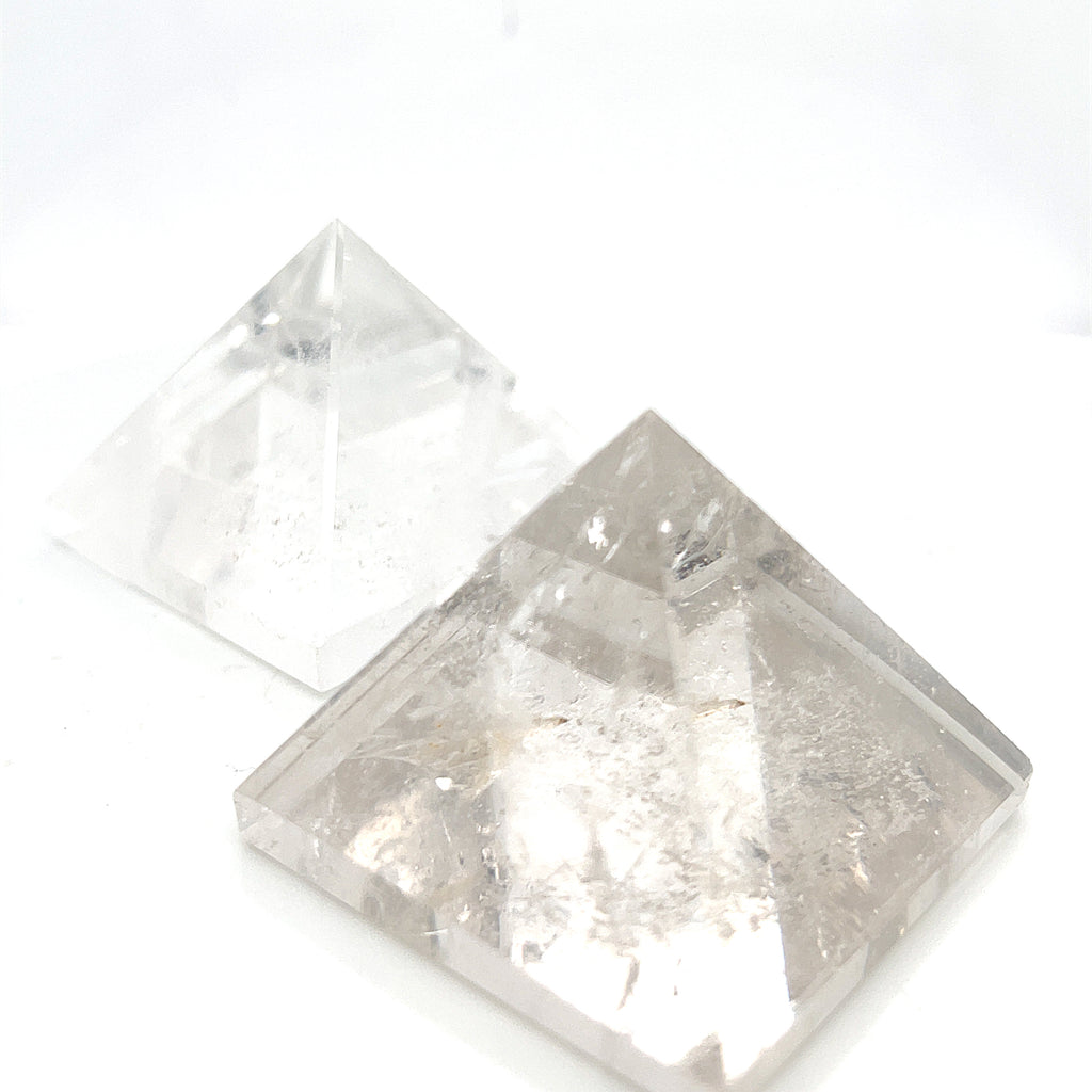 Clear Quartz Gemstone Pyramid