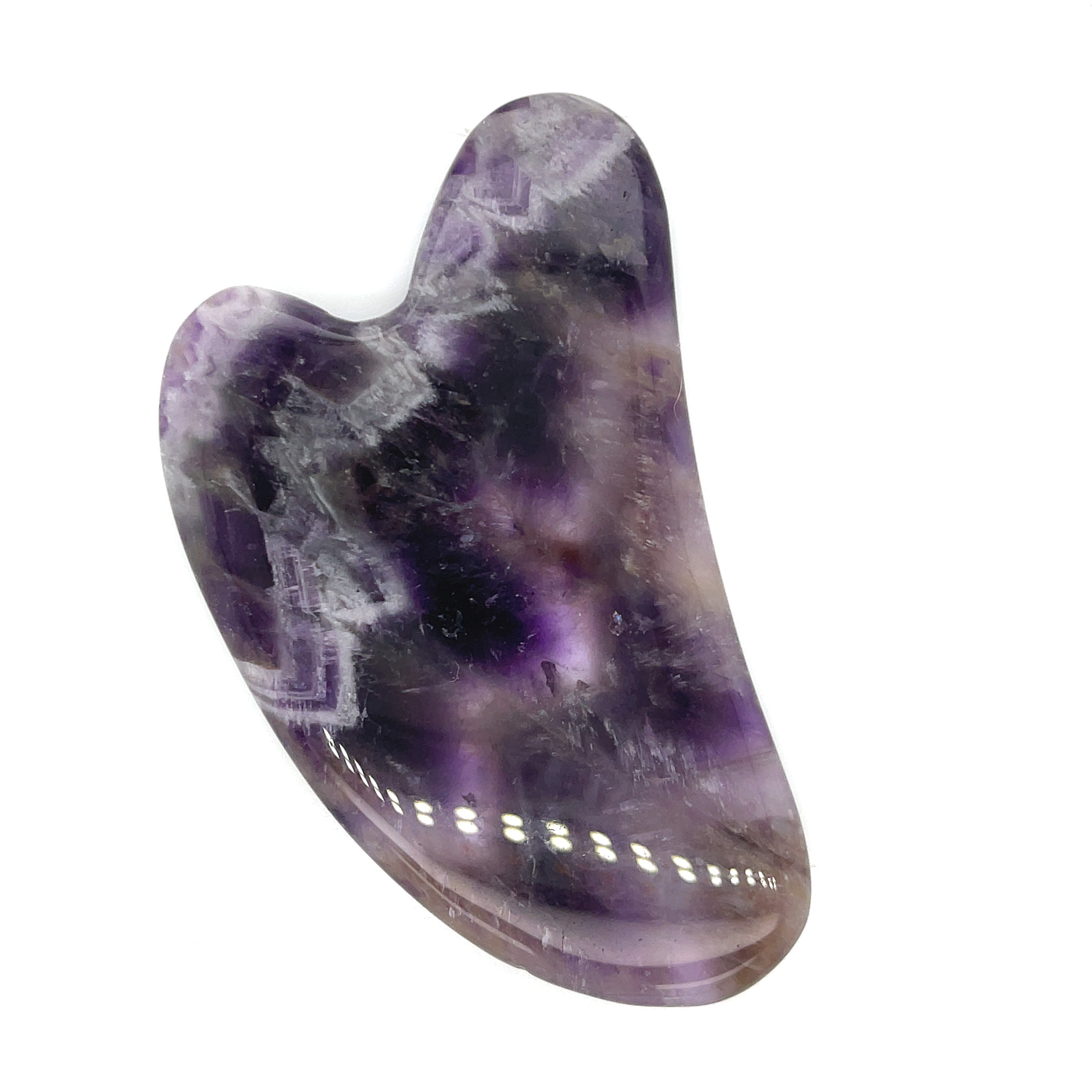 Gua Sha Massage Tool: Amethyst, Rose Quartz, Green Aventurine, Black Obsidian, Labradorite, Carnelian