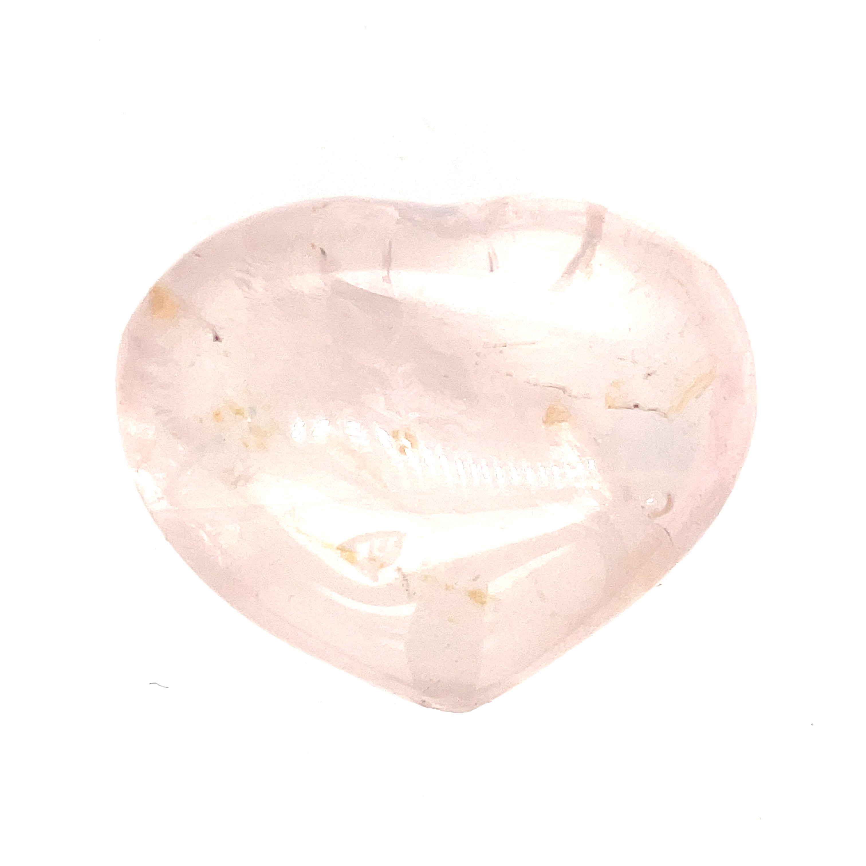 Rose Quartz Gemstone hearts, gemstones