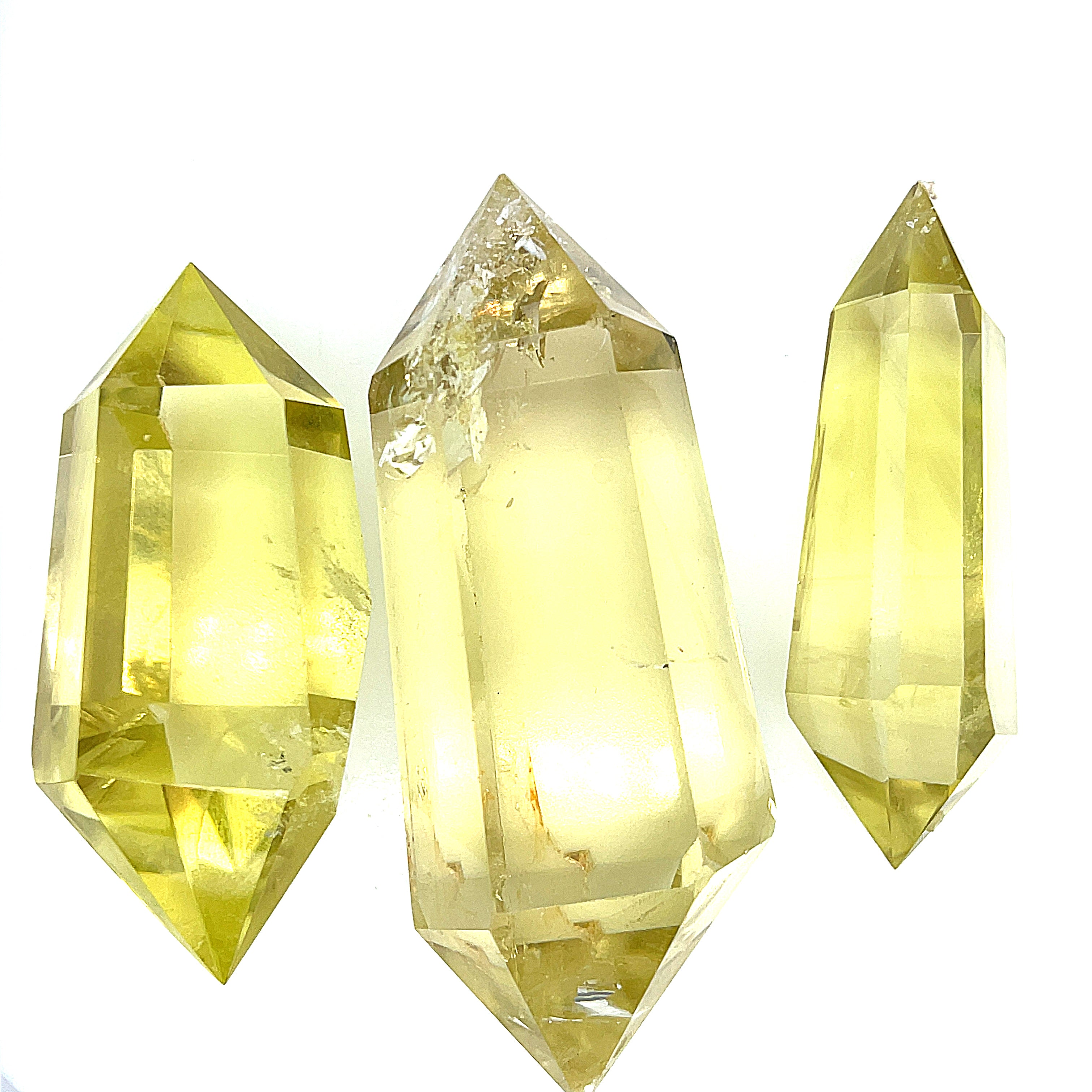 Citrine Gemstone Double Terminated points