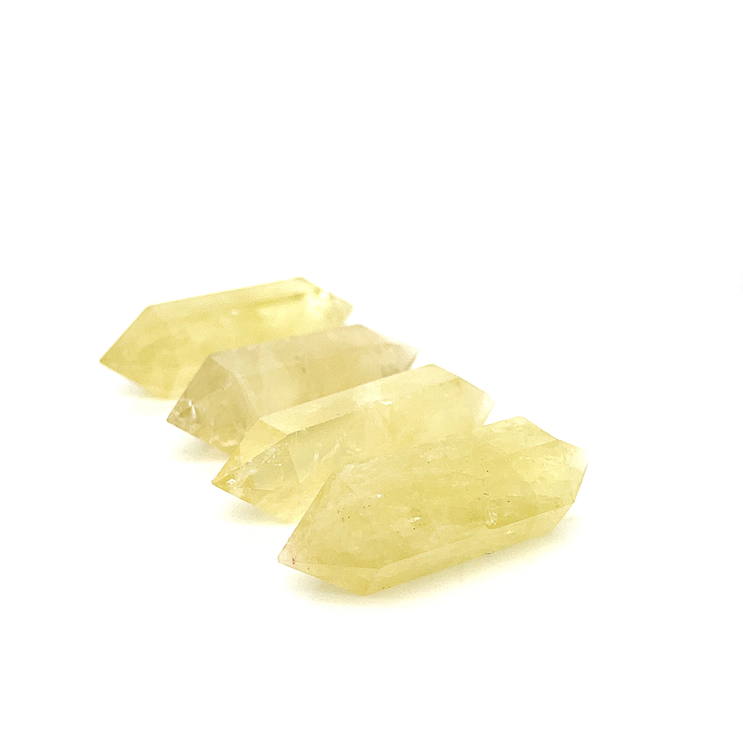 Citrine Gemstone Double Terminated points