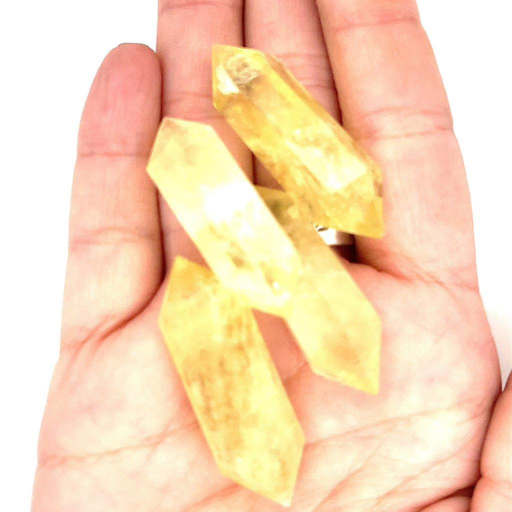 Citrine Gemstone Double Terminated points