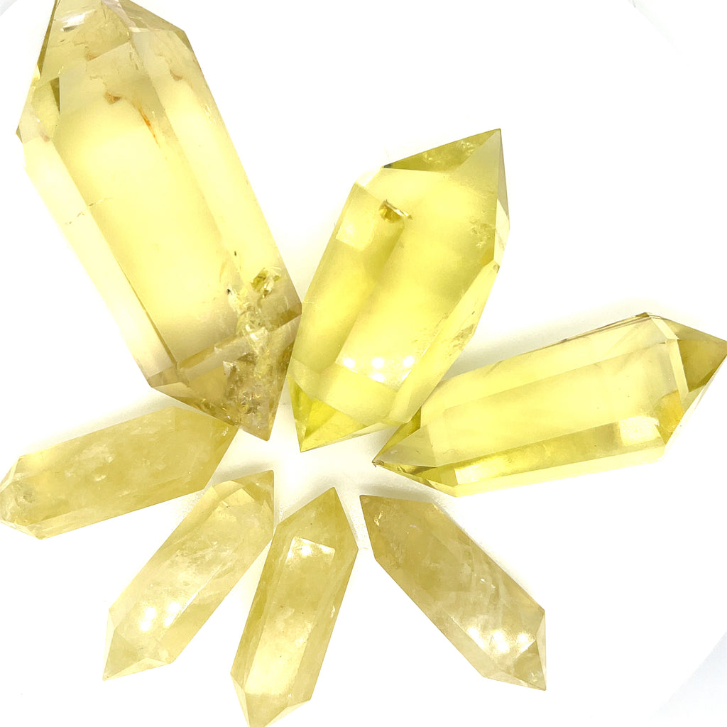 Citrine Gemstone Double Terminated points