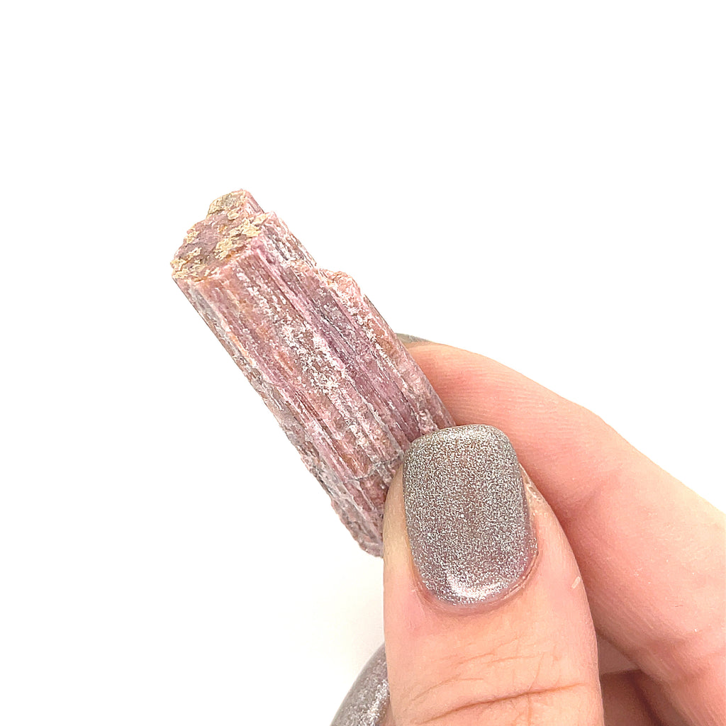 Pink Tourmaline raw gemstone