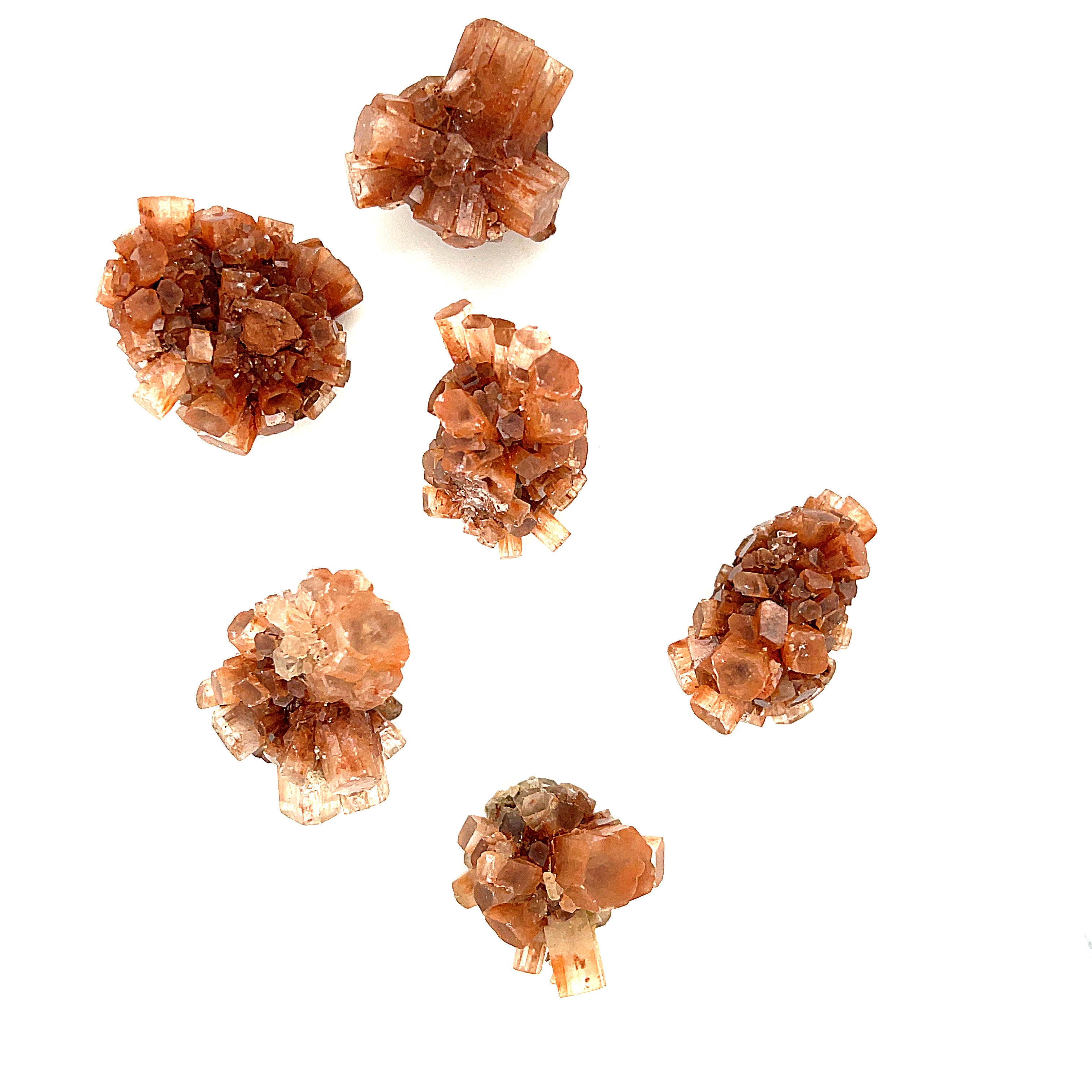 Aragonite, Sputnik,  Star Cluster Raw gemstone
