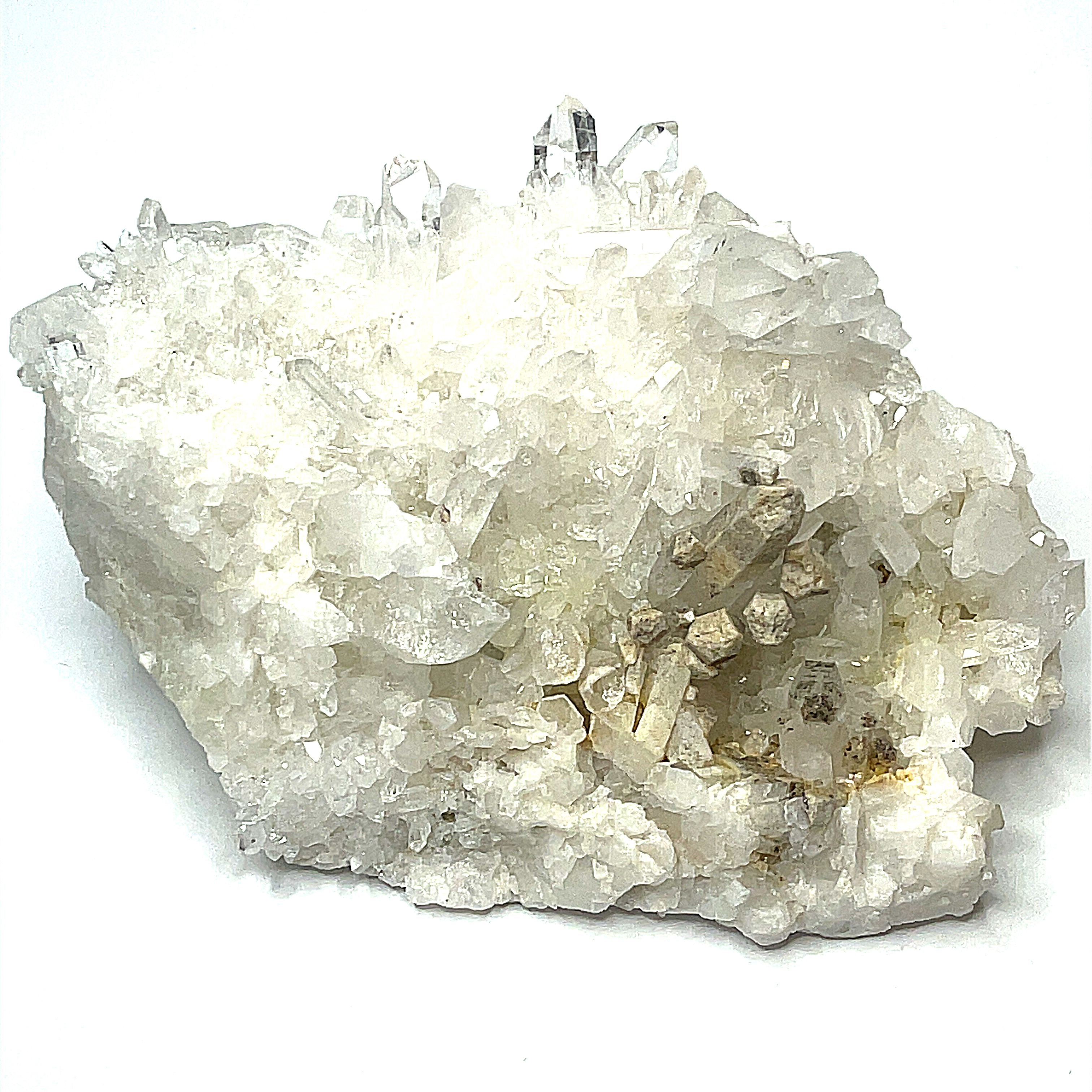 Clear Quartz Gemstone collectors piece , Alter stone, home decor gemstone