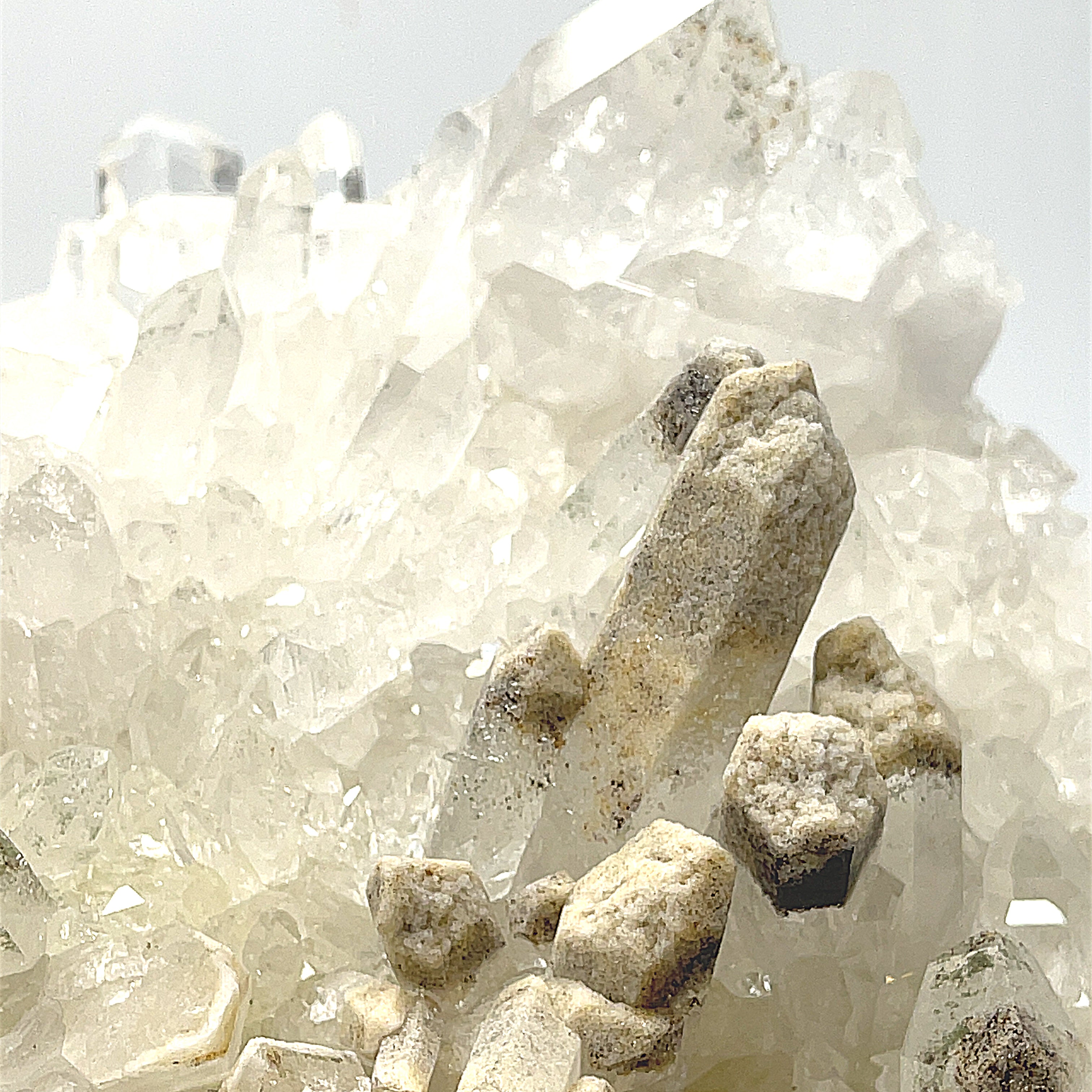 Clear Quartz Gemstone collectors piece , Alter stone, home decor gemstone
