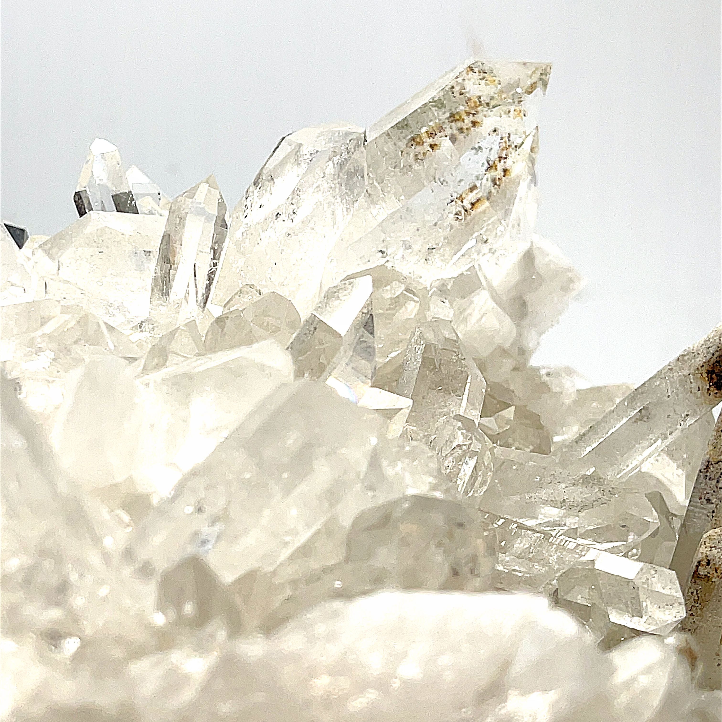 Clear Quartz Gemstone collectors piece , Alter stone, home decor gemstone