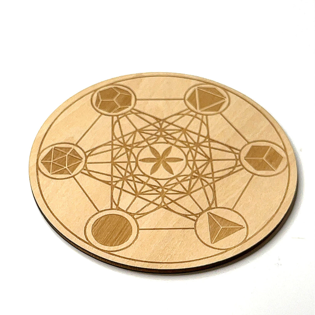 Wood Grid Plates, for gemstone gridding