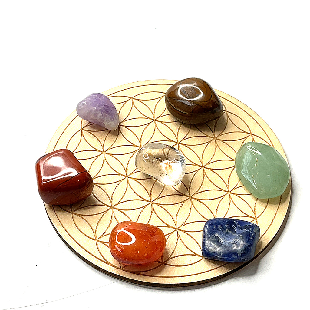 Wood Grid Plates, for gemstone gridding