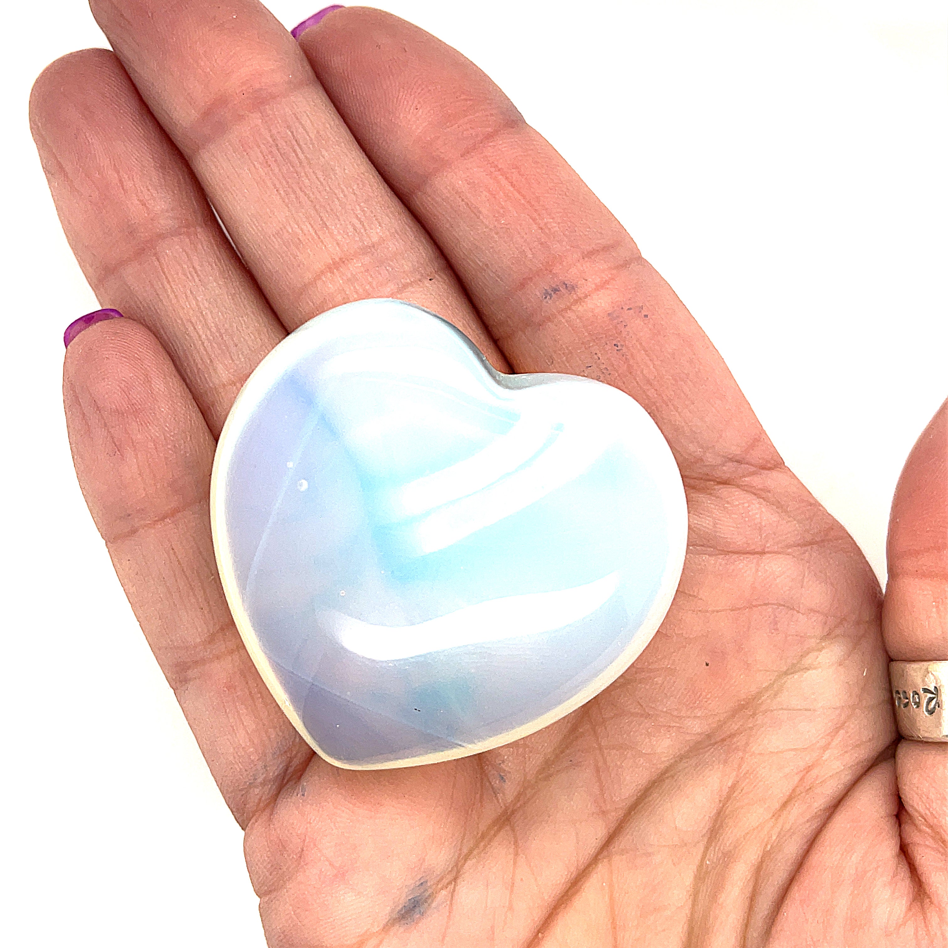 Opalite Gemstone Hearts