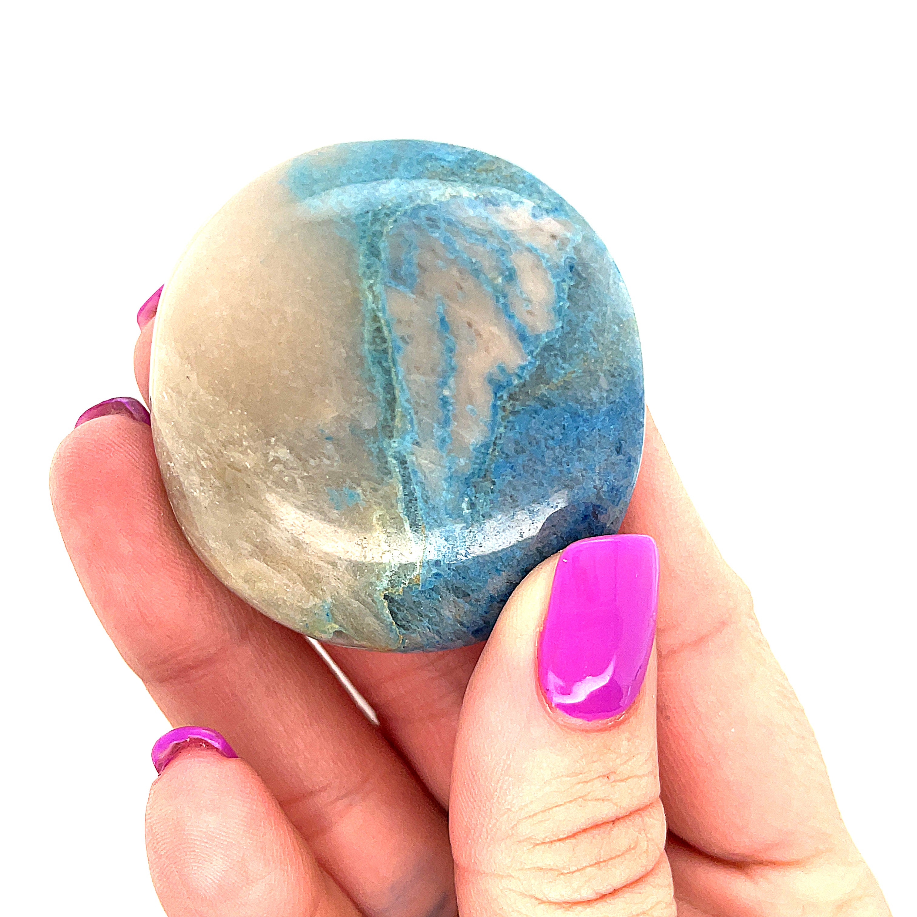 Trolleite Gemstone Palm Stone