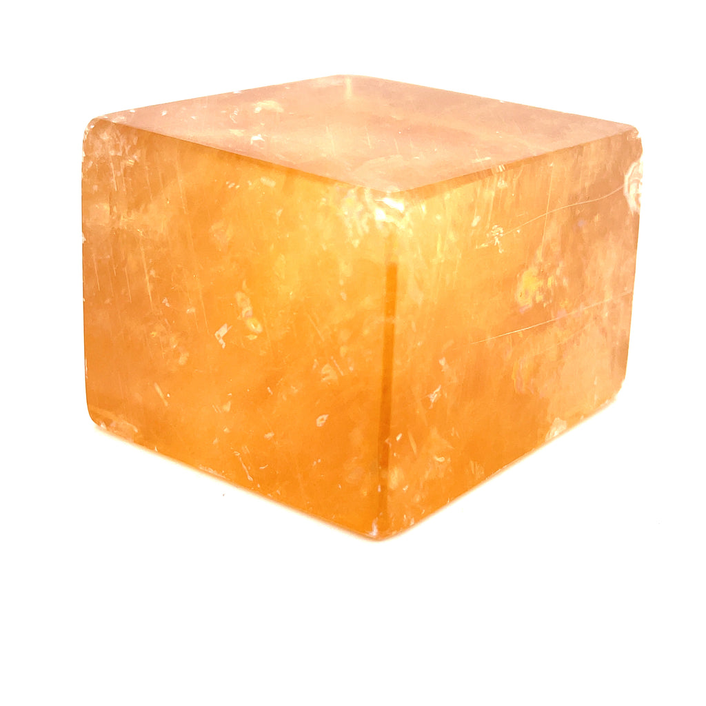 Calcite Honey Rhombus Gemstone