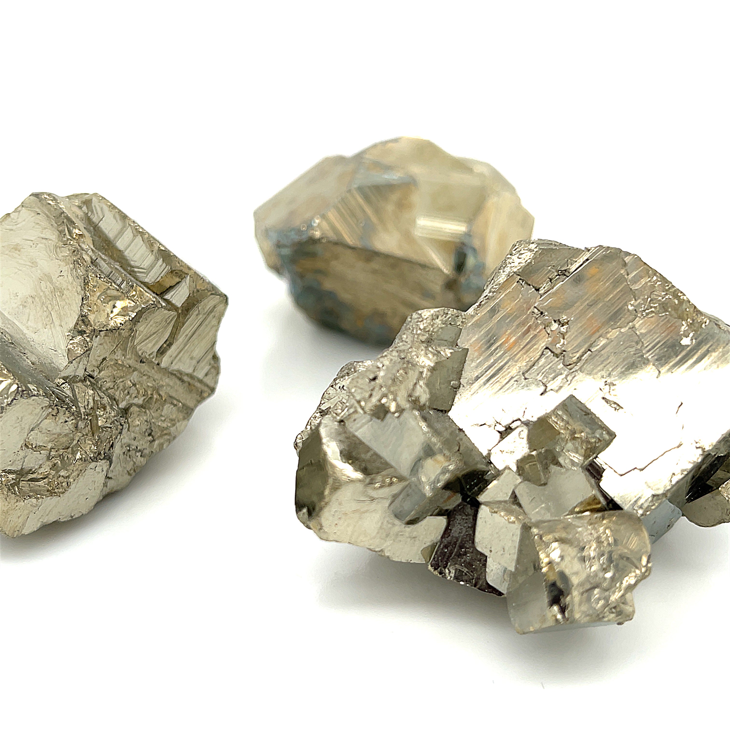 Pyrite raw gemstones