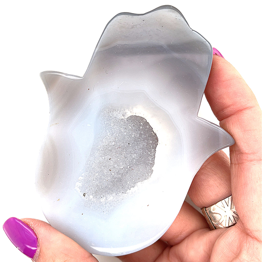 Humza Botswana Agate Gemstone carving / shape