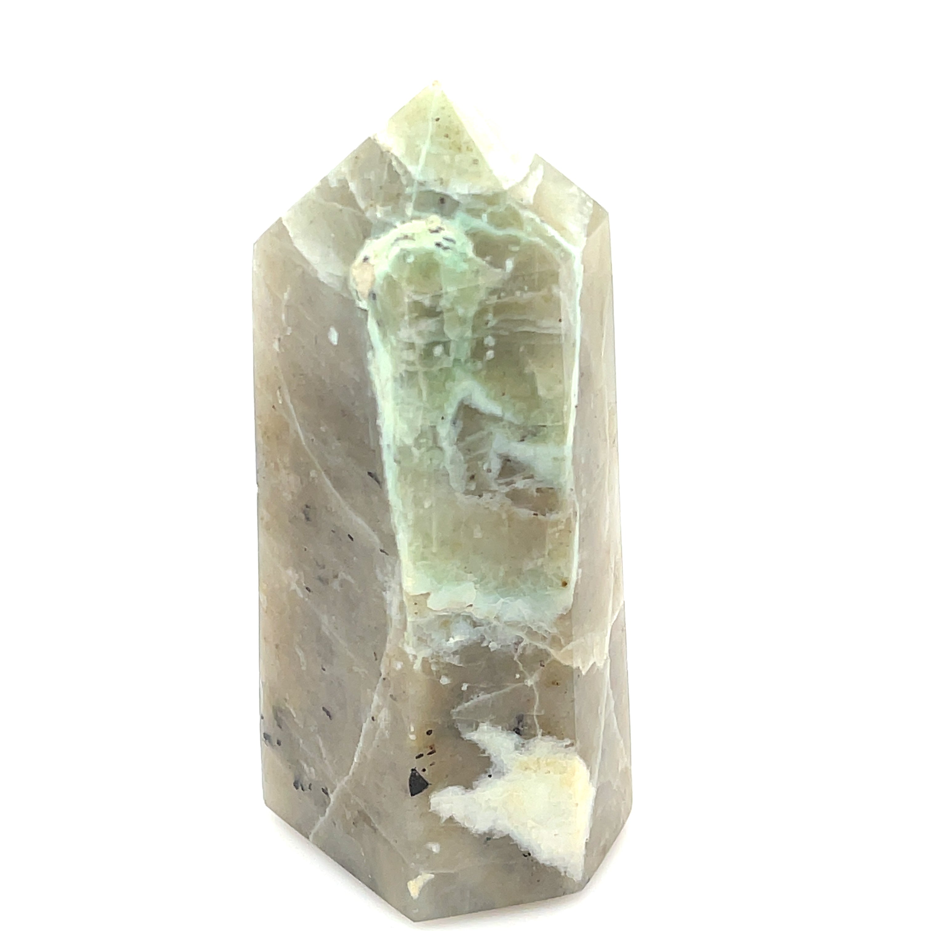 Garnierite (Green Moonstone) Gemstone Towers