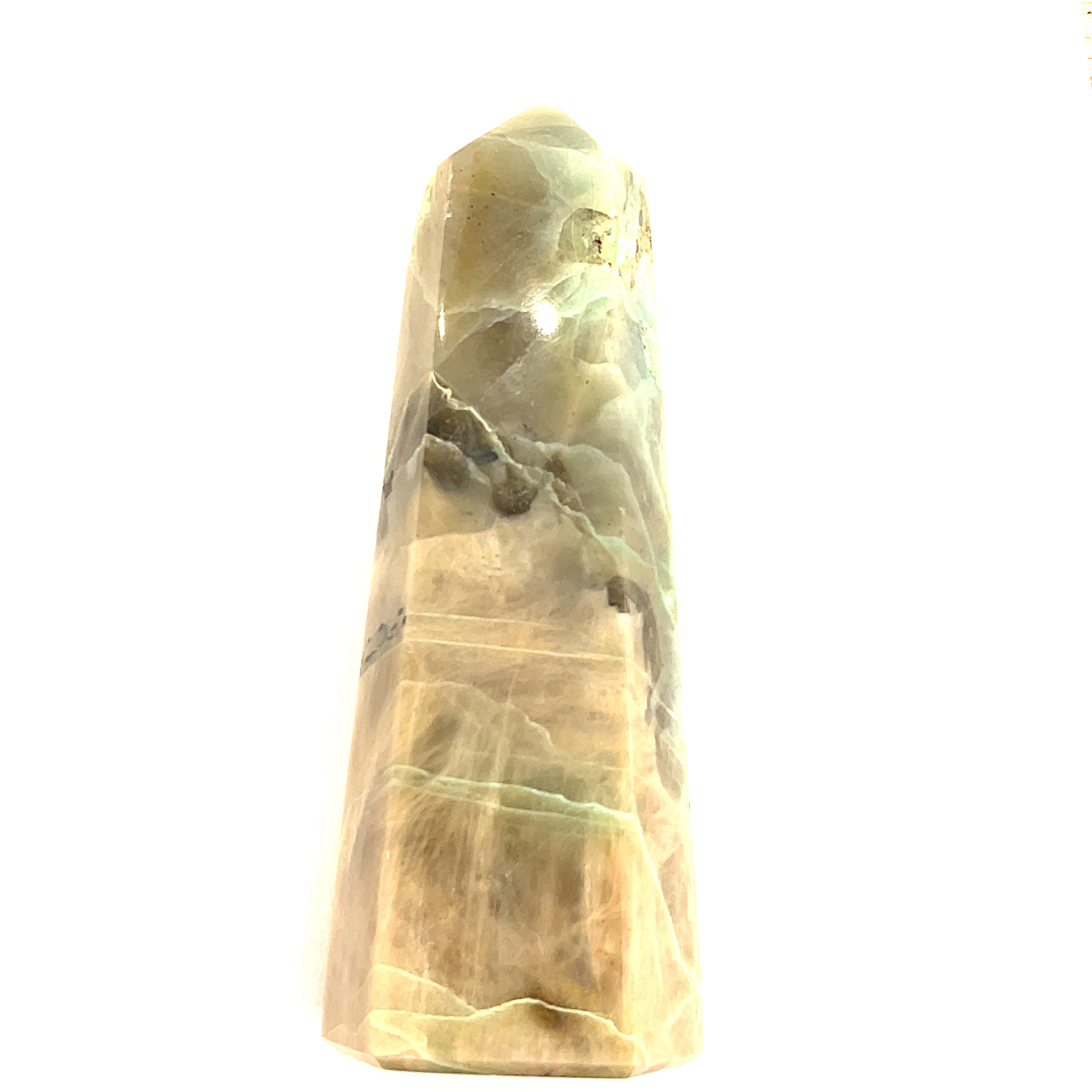 Garnierite (Green Moonstone) Gemstone Towers