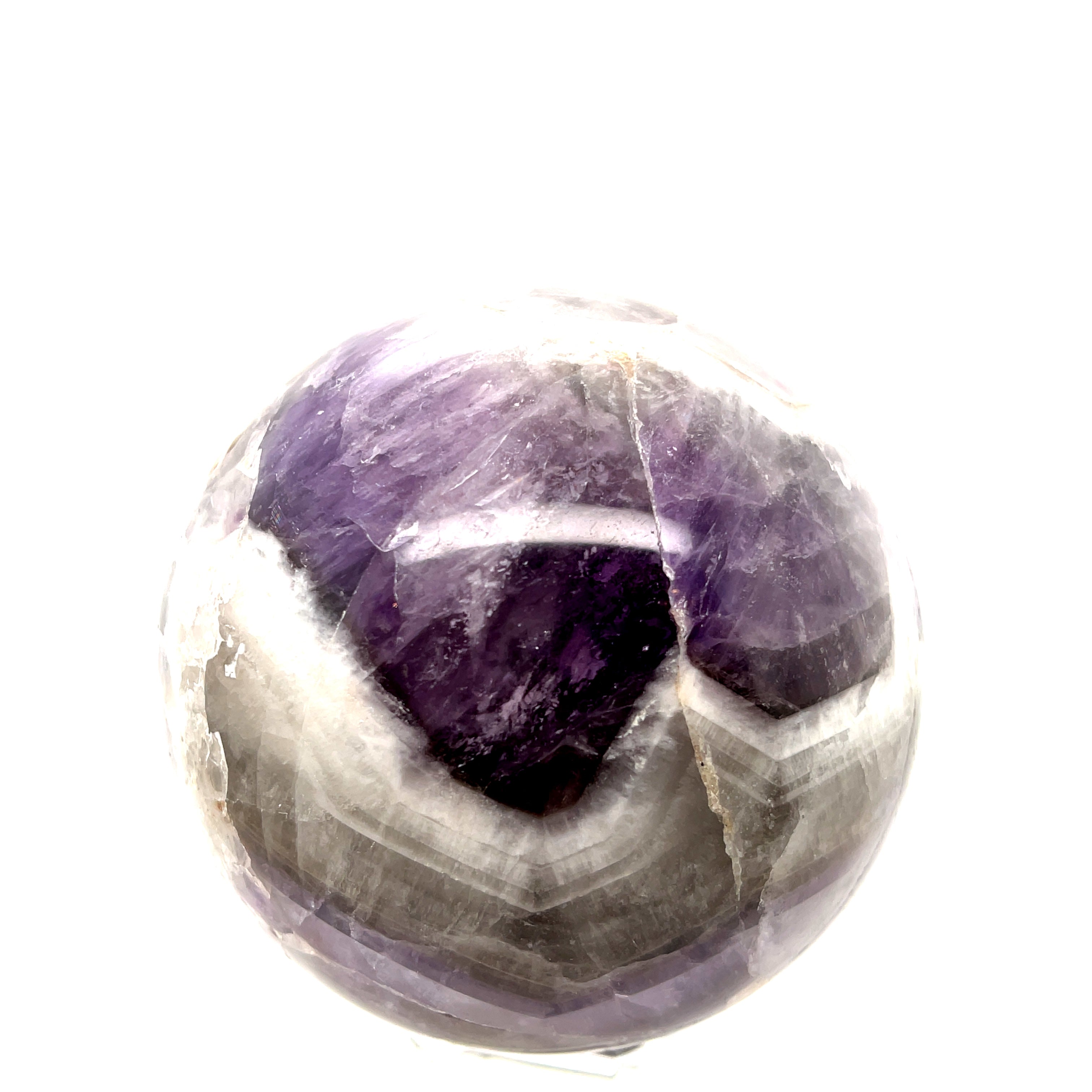 Amegreen (Amethyst / Prasiolite) Gemstone Sphere