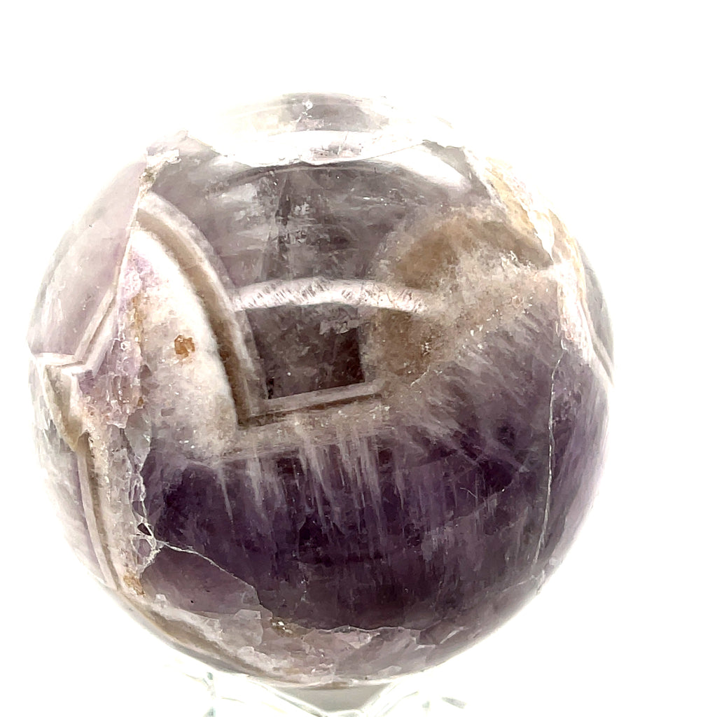 Amegreen (Amethyst / Prasiolite) Gemstone Sphere