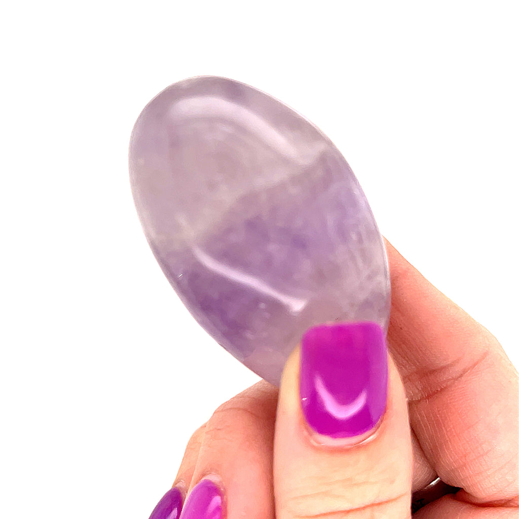 Amethyst gemstone Palm Stone