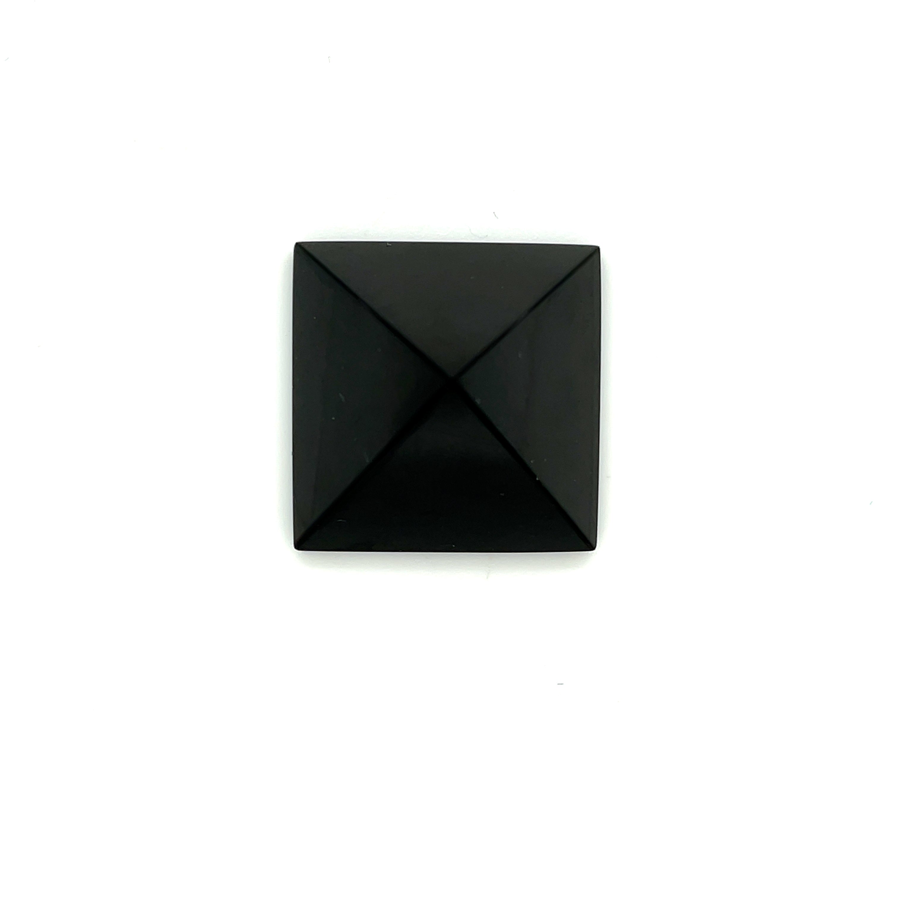 Black Obsidian Gemstone Pyramid