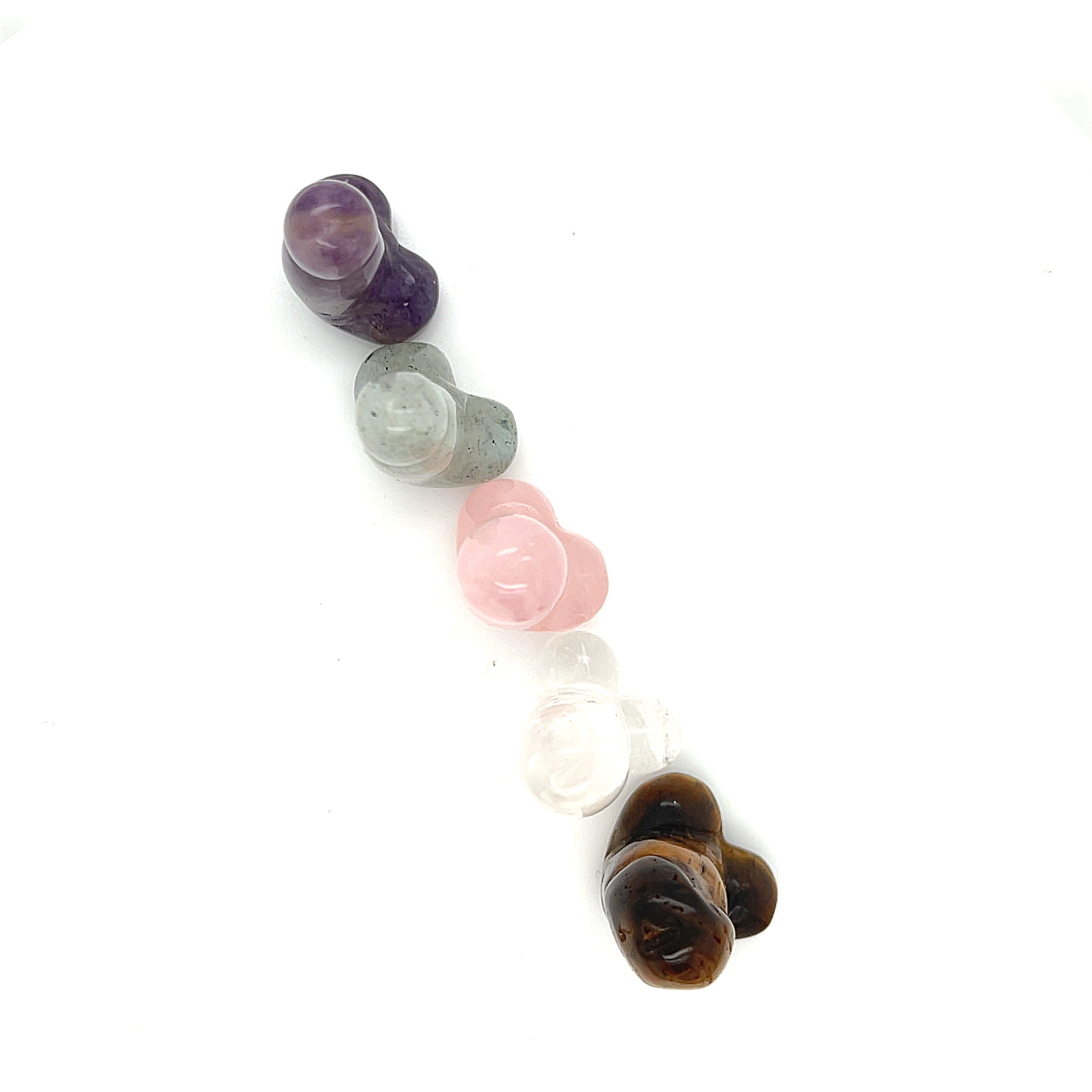 Mini whinnies gemstone carvings