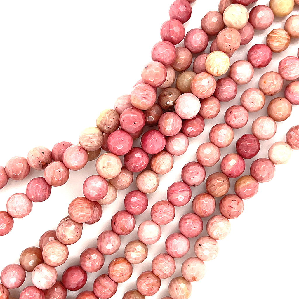 Thulite Gemstone Strand