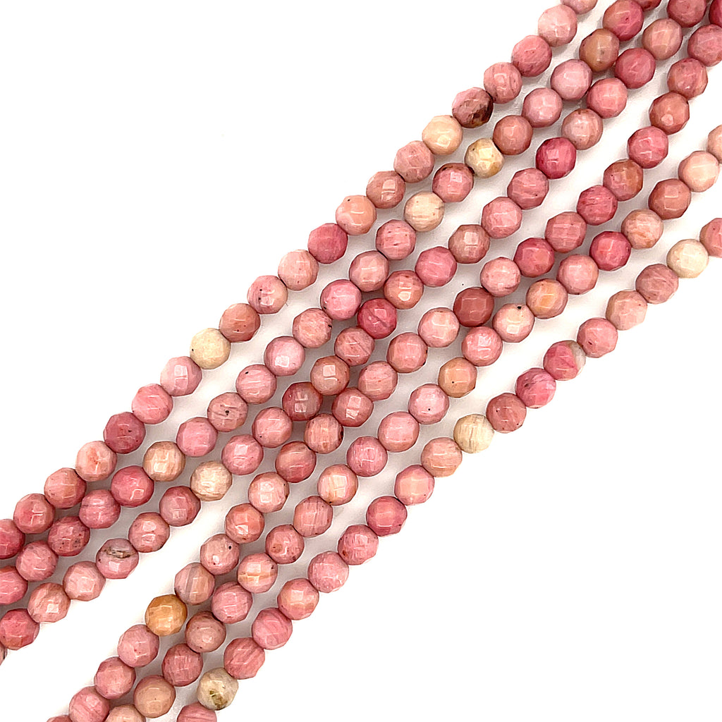 Thulite Gemstone Strand