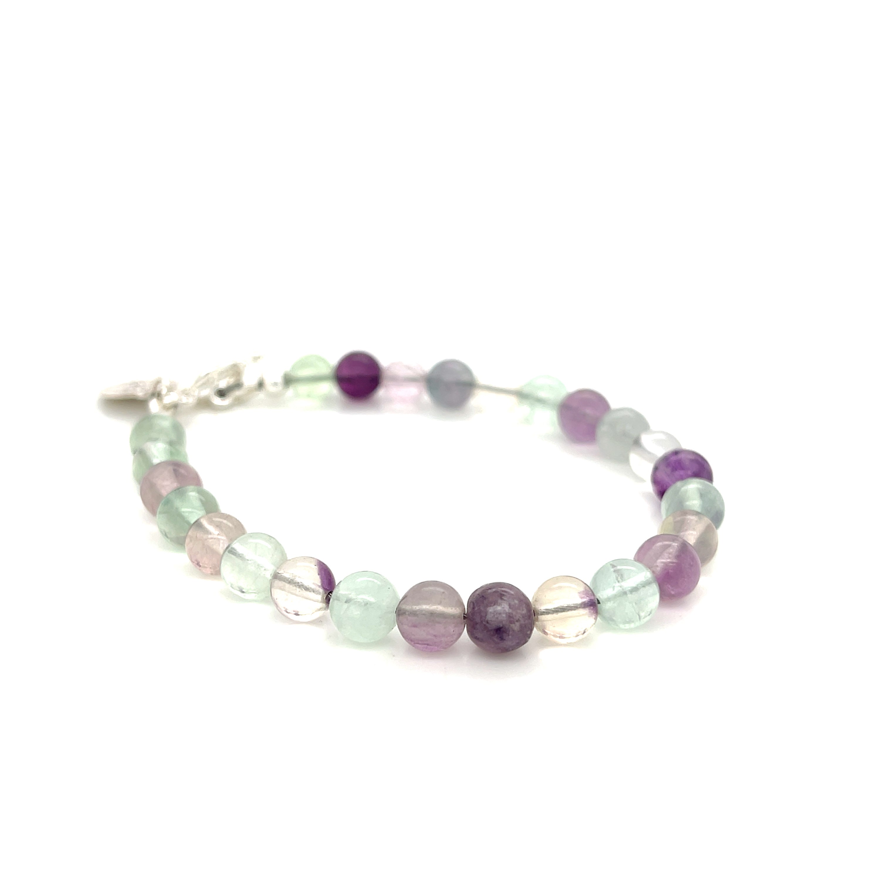 Fluorite gemstone bracelet, jewelry