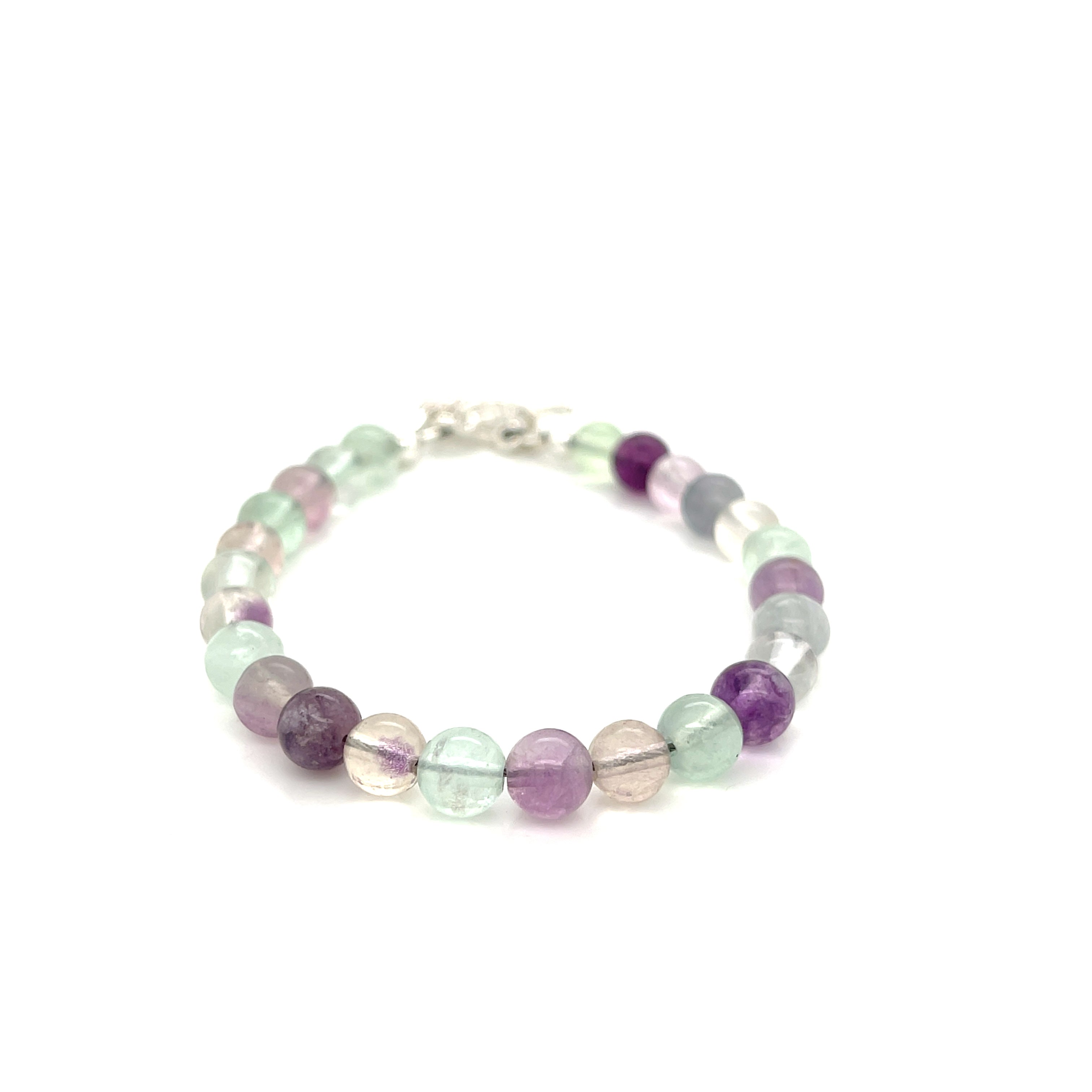 Fluorite gemstone bracelet, jewelry