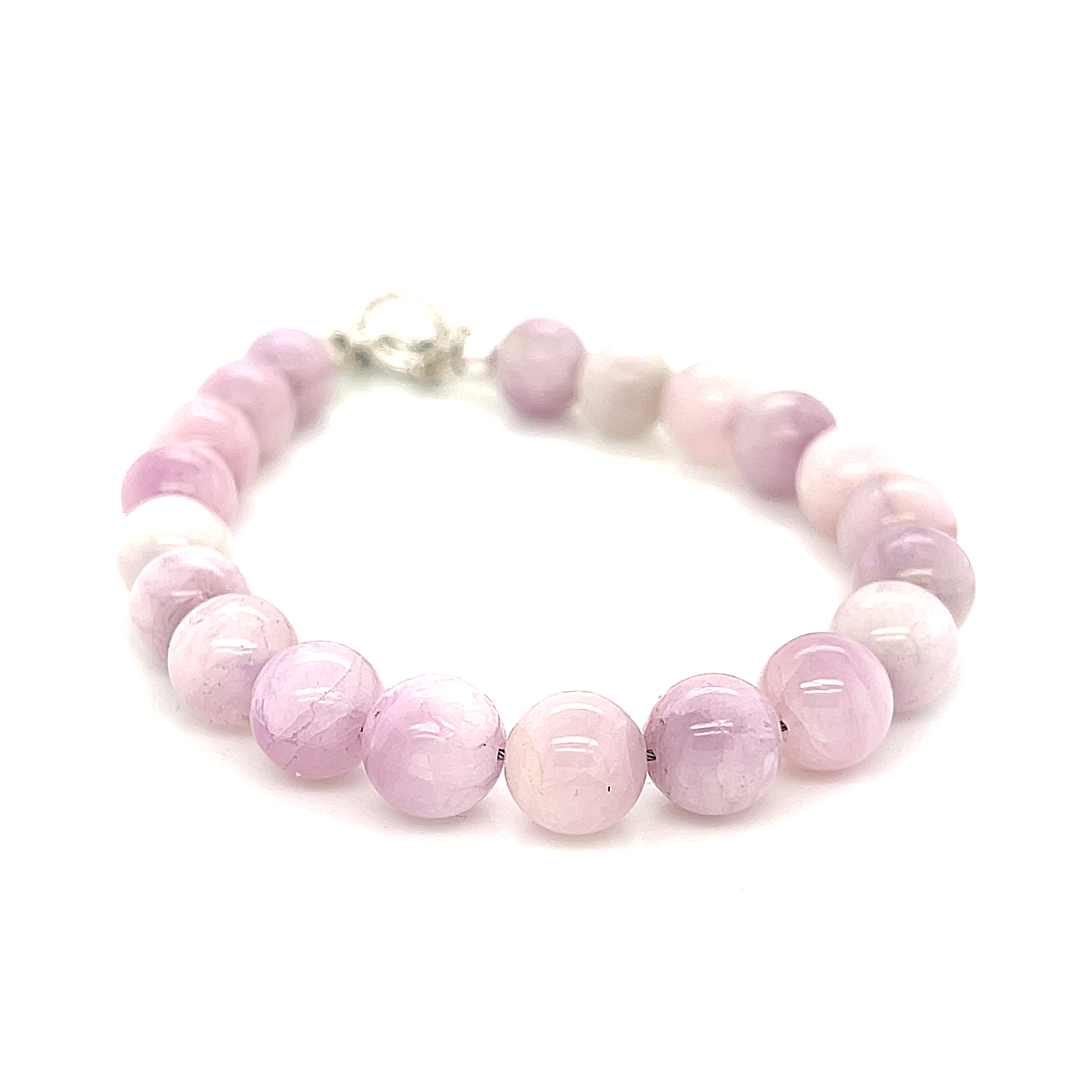 Kunzite gemstone bracelet, Jewelry