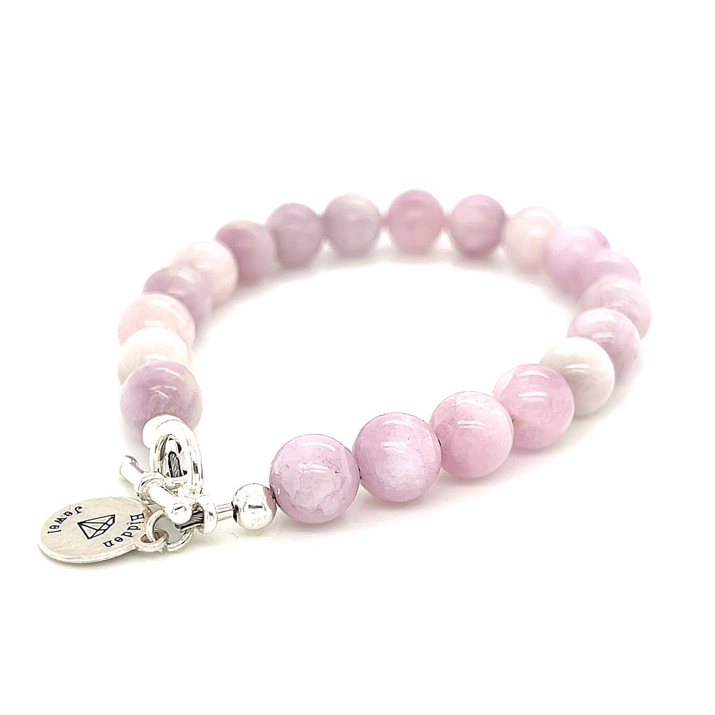 Kunzite gemstone bracelet, Jewelry