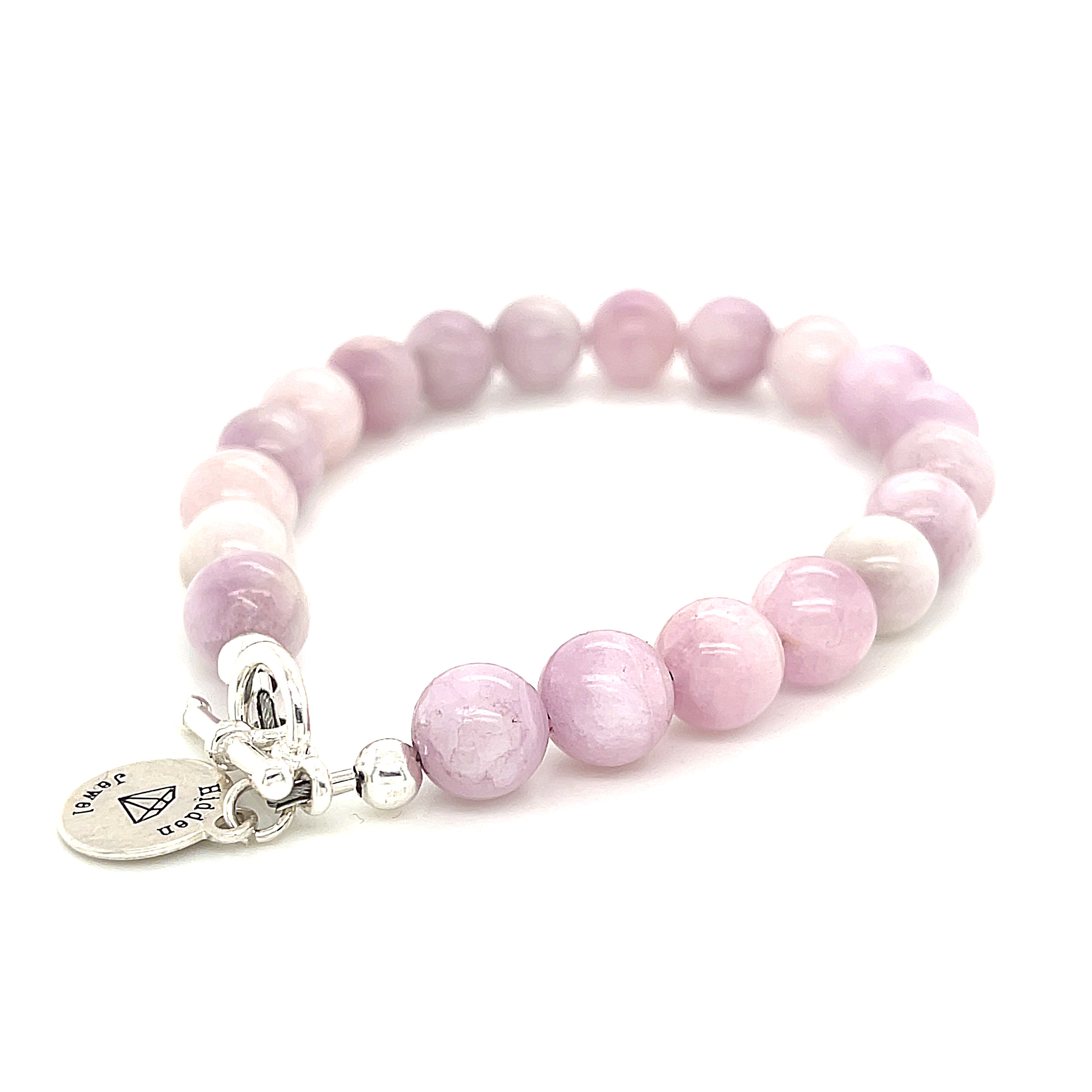 Kunzite gemstone bracelet, Jewelry