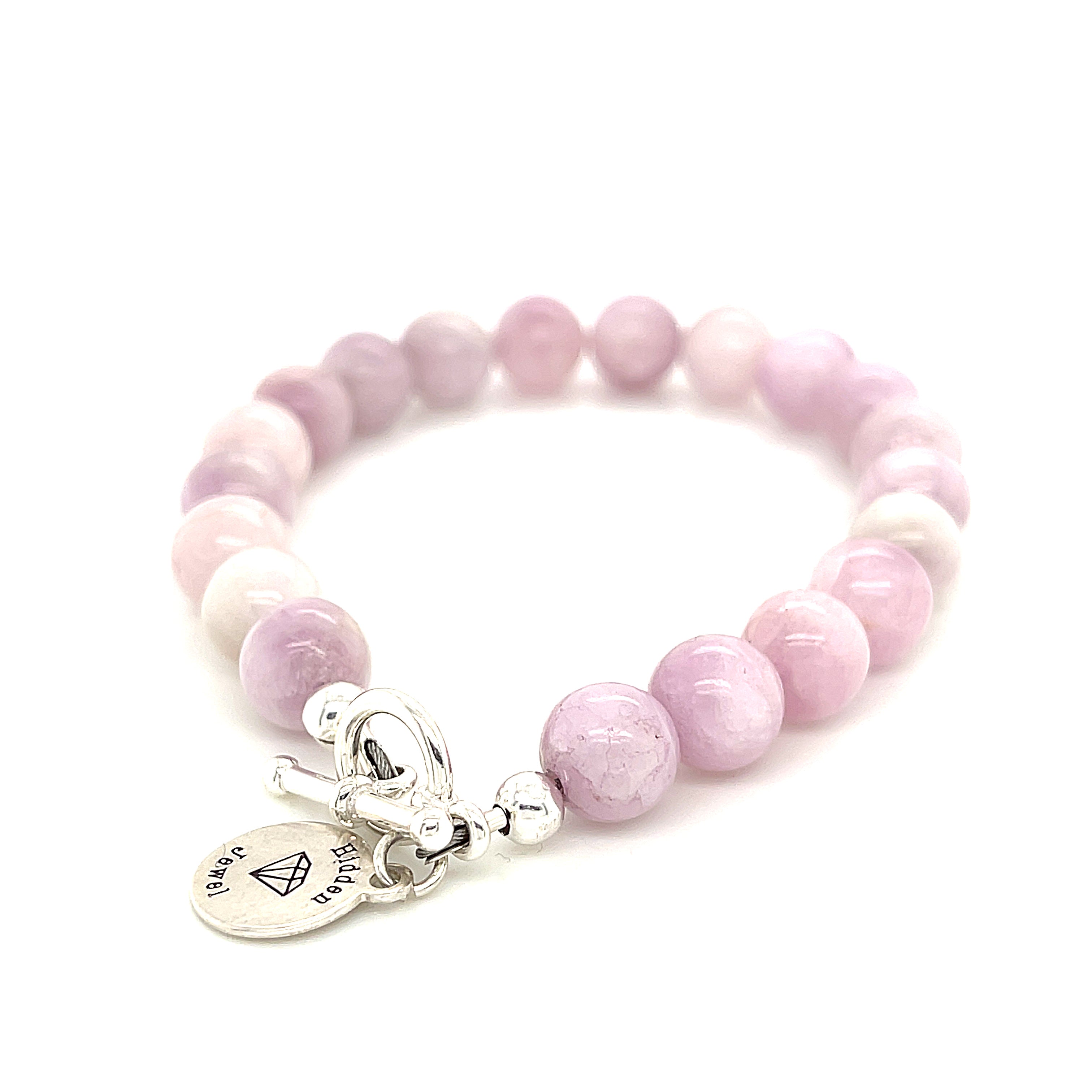 Kunzite gemstone bracelet, Jewelry