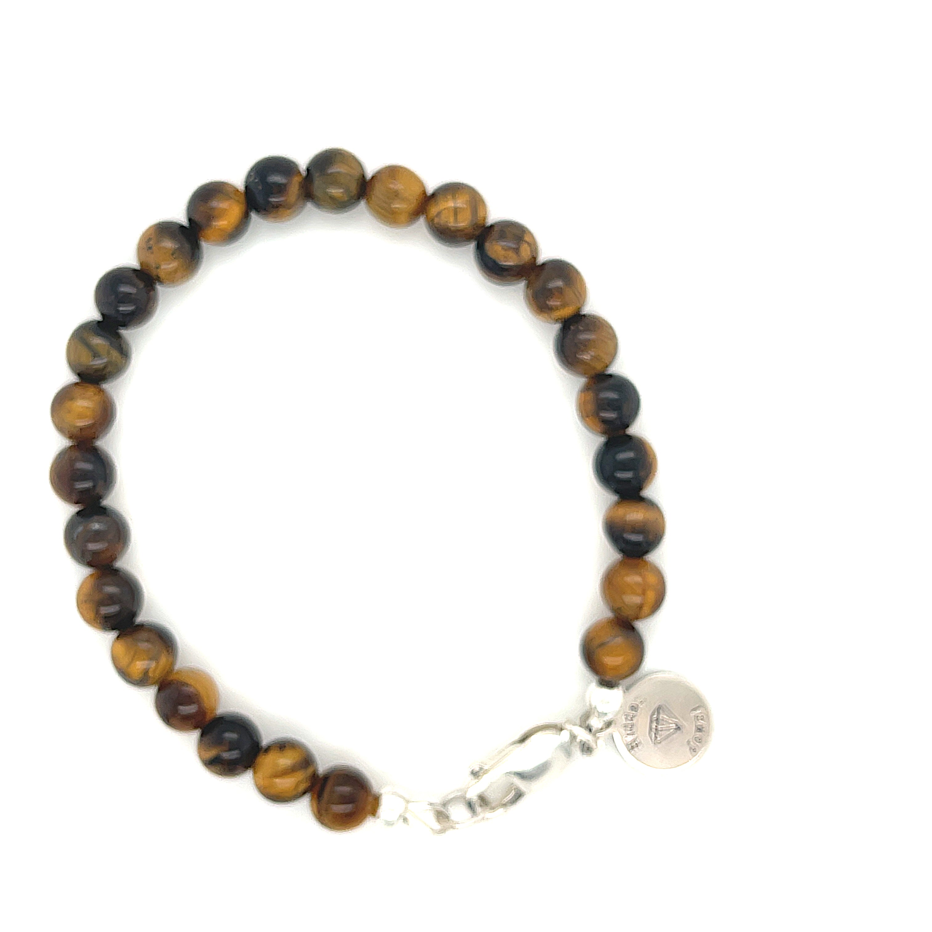 Golden Tiger Eye Gemstone Beaded Bracelet