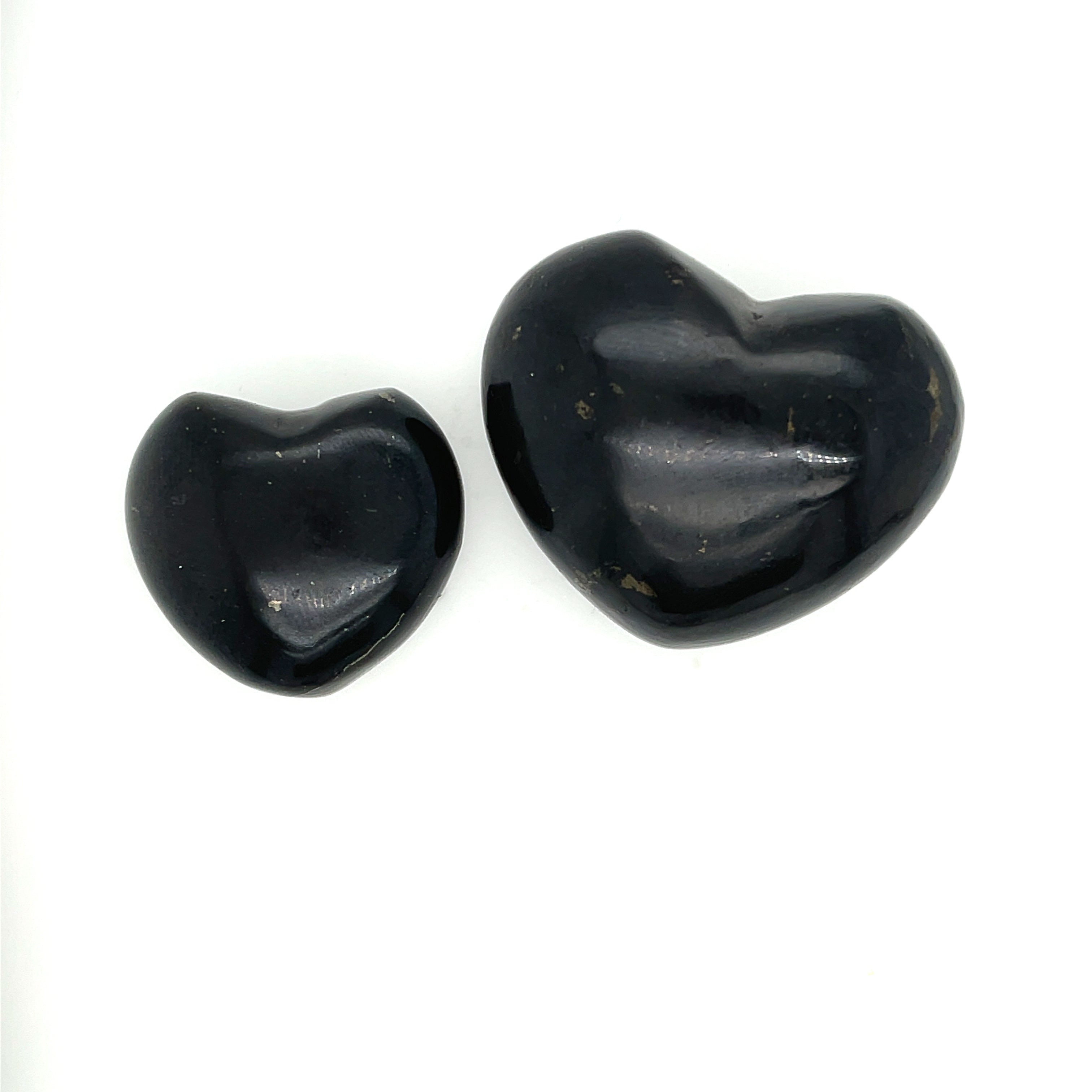 Shungite gemstone hearts