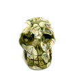 Jasper Gemstones Skull Carvings, mixed Jasper